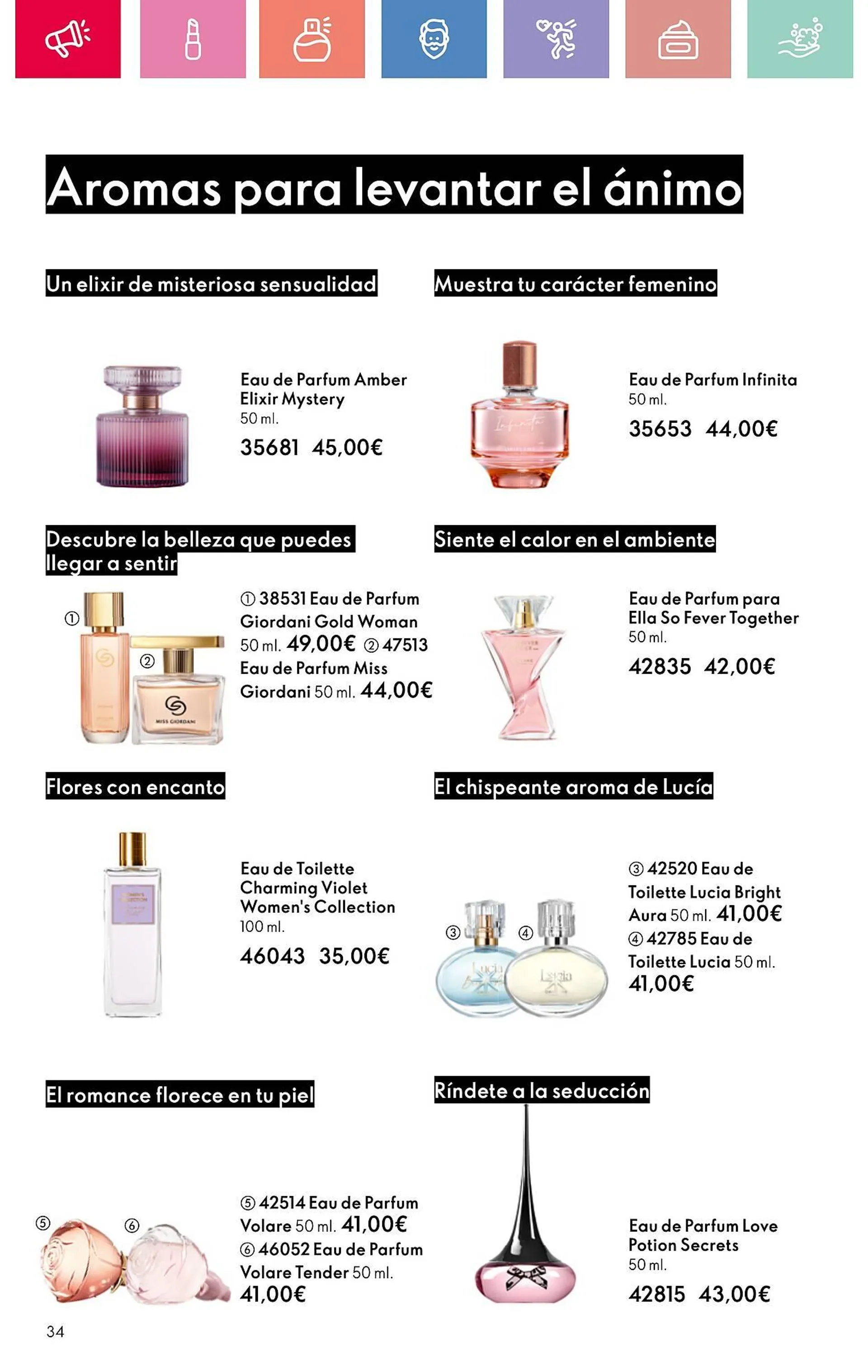 Catálogo de Folleto Oriflame 20 de abril al 20 de mayo 2025 - Página 34