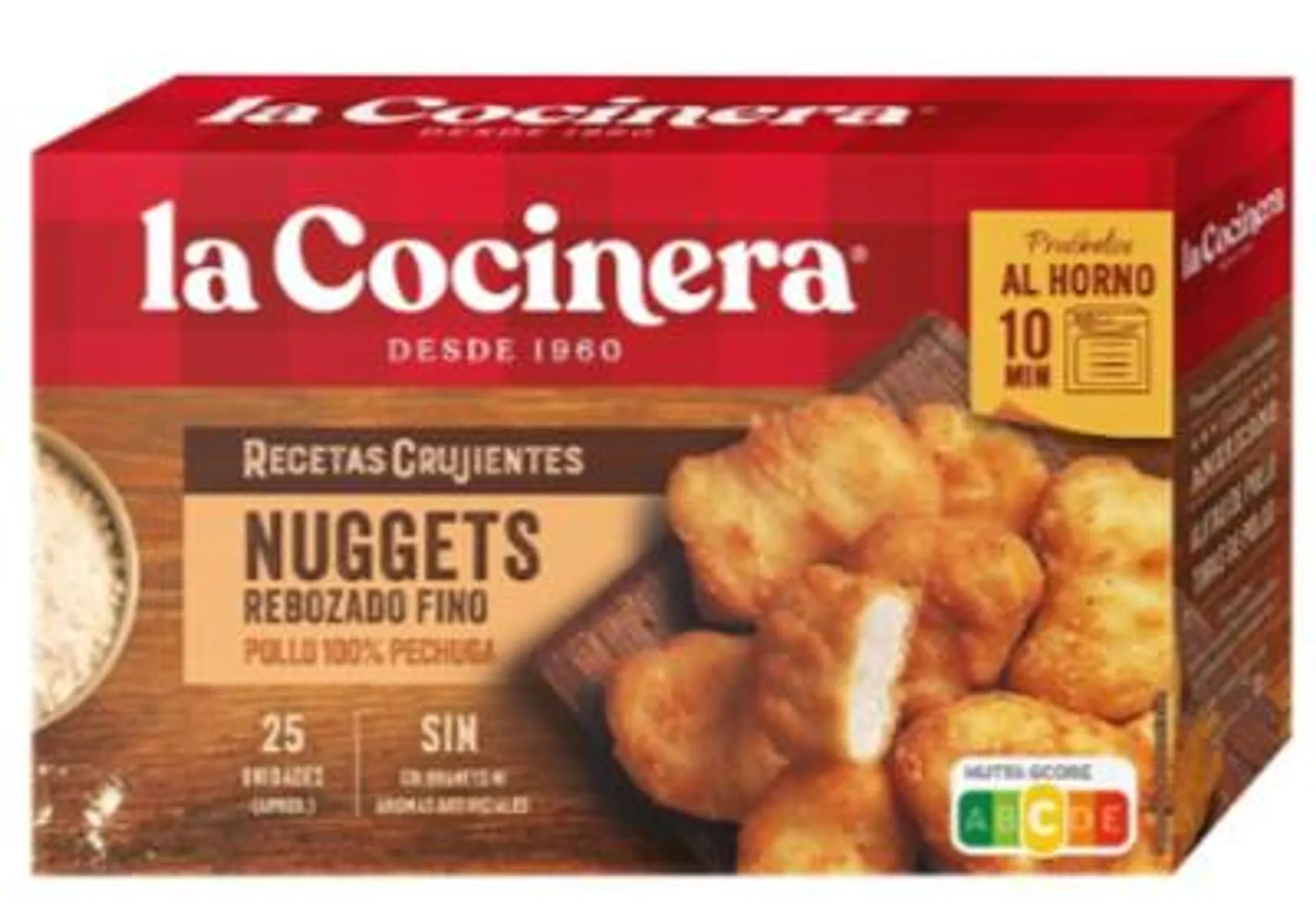 Nuggets La Cocinera 400g rebozado fino