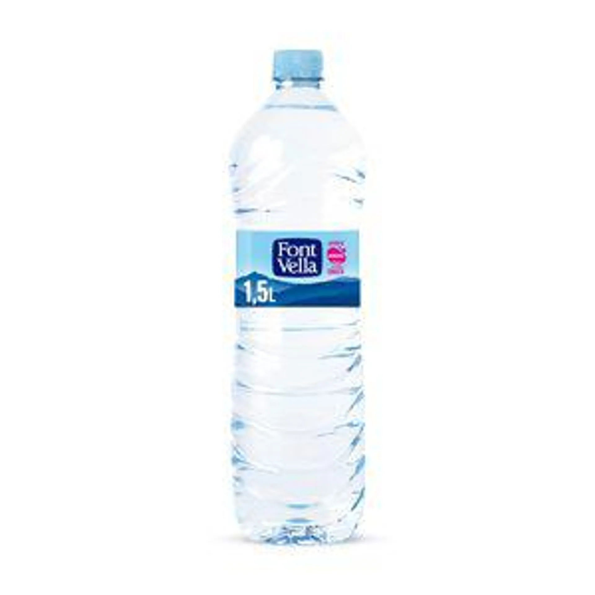 FONT VELLA agua mineral natural botella 1.5 lt