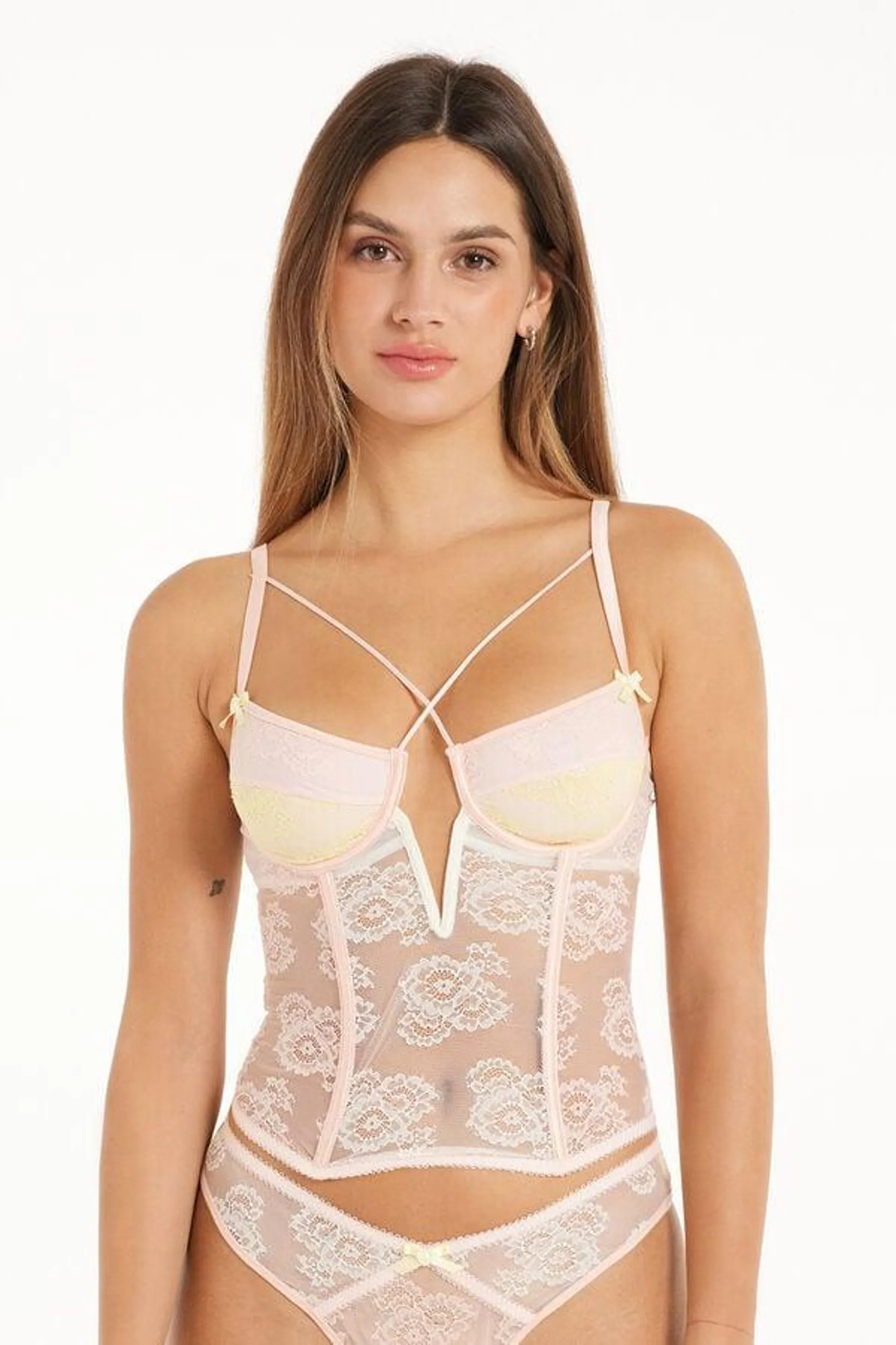 Sujetador Tipo Top Balconette Sunset Lace