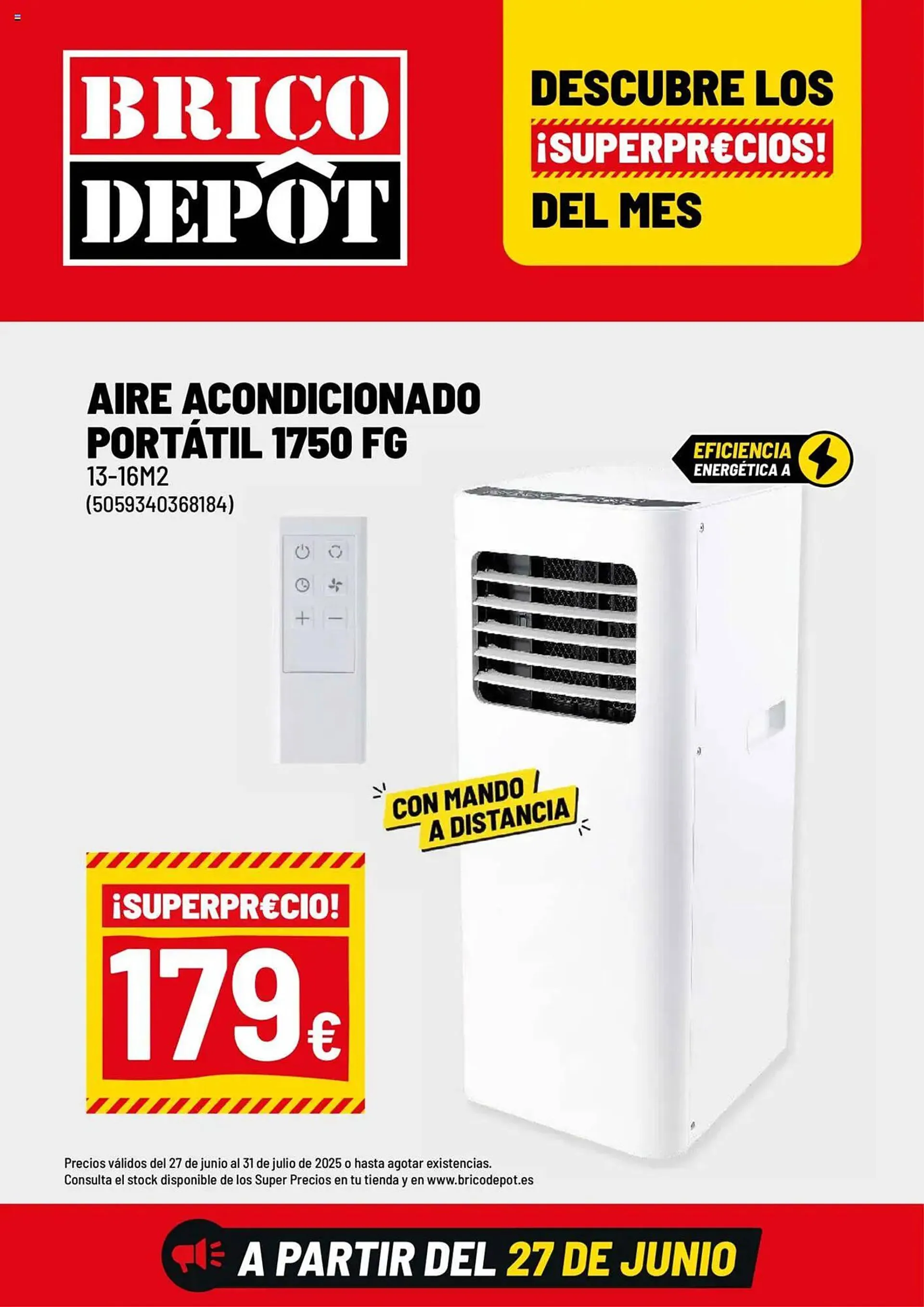 Catálogo de Folleto Brico Depôt 27 de junio al 31 de julio 2025 - Página 1