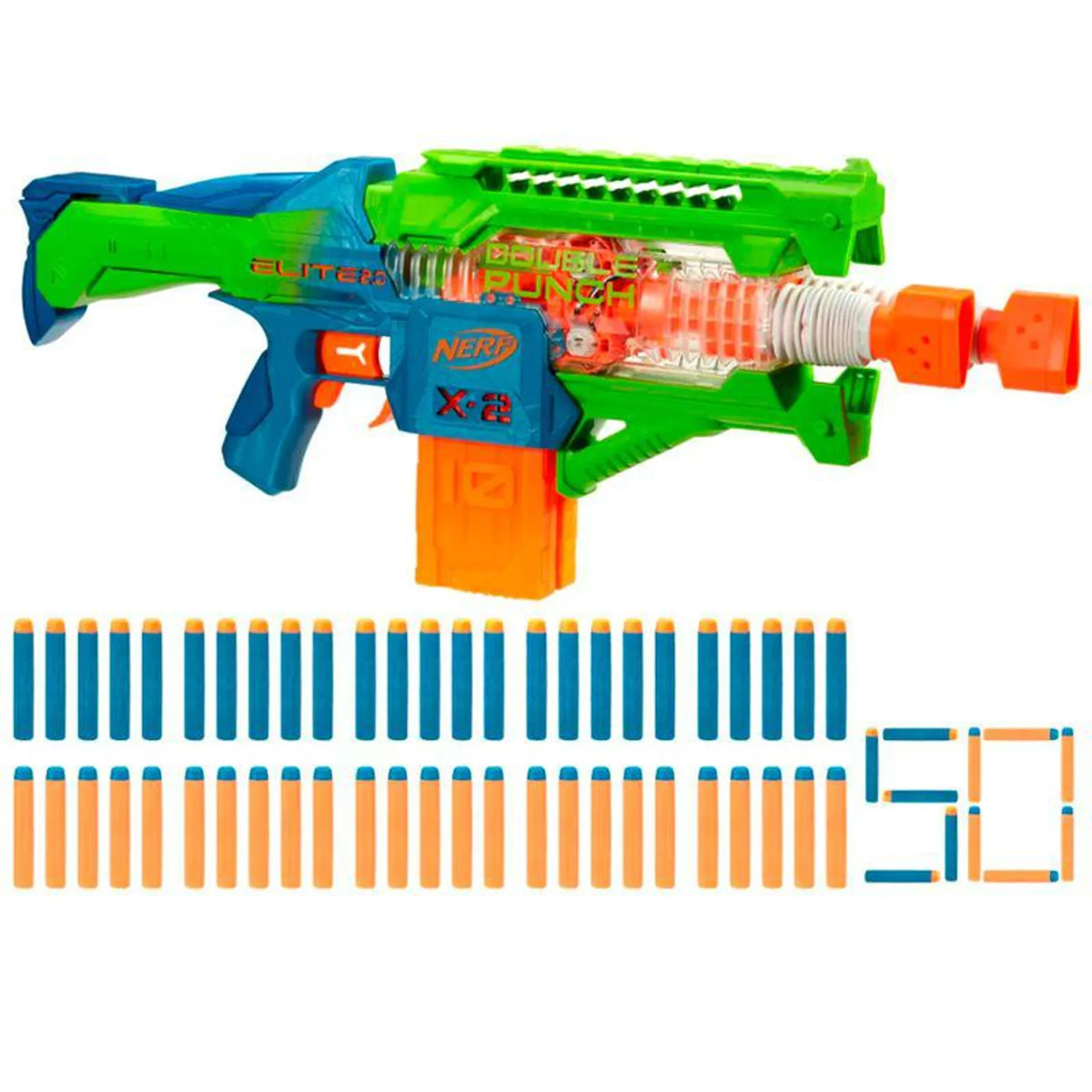 Nerf Elite 2.0 Lanzador Double Punch