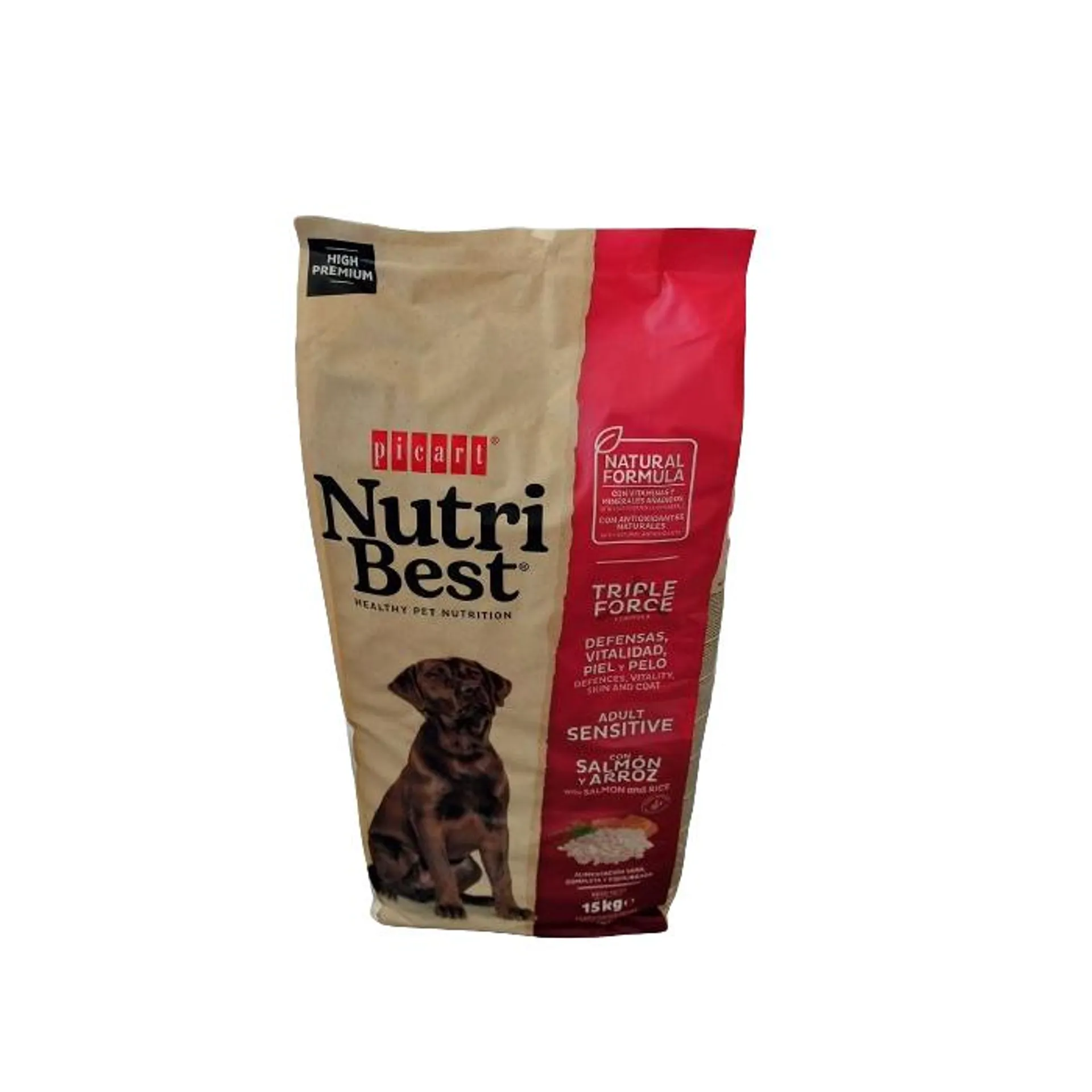Nutribest Adult Sensitive with Salmon and Rice 15kg
