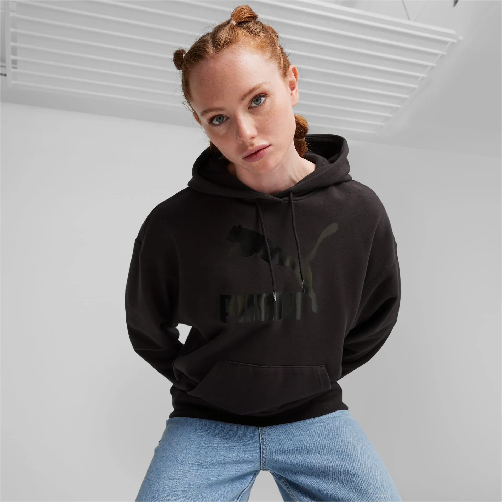 CLASSICS Shiny Logo hoodie voor dames