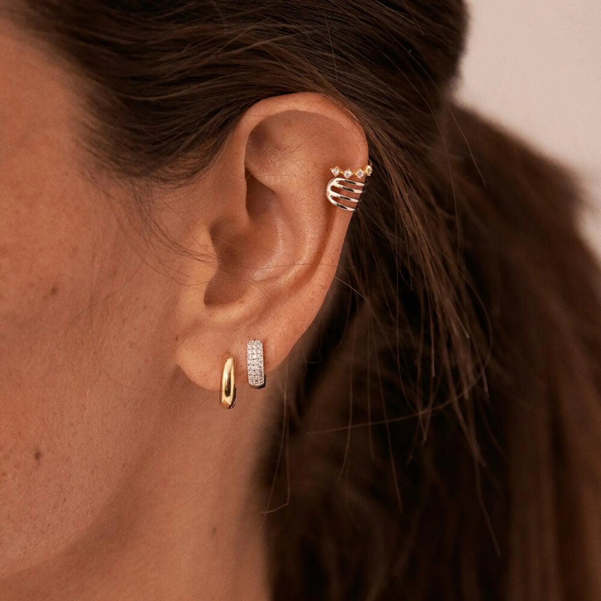 Ear cuff AROS - Plata