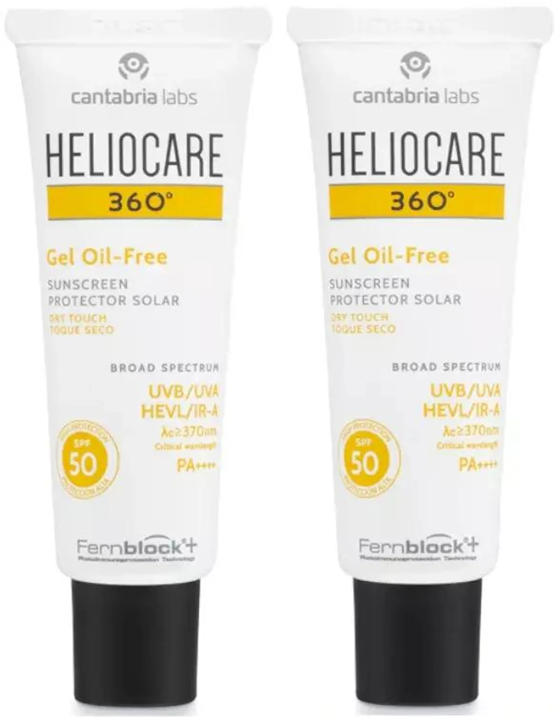 Heliocare 360 Gel Oil Free SPF50 2x50 ml