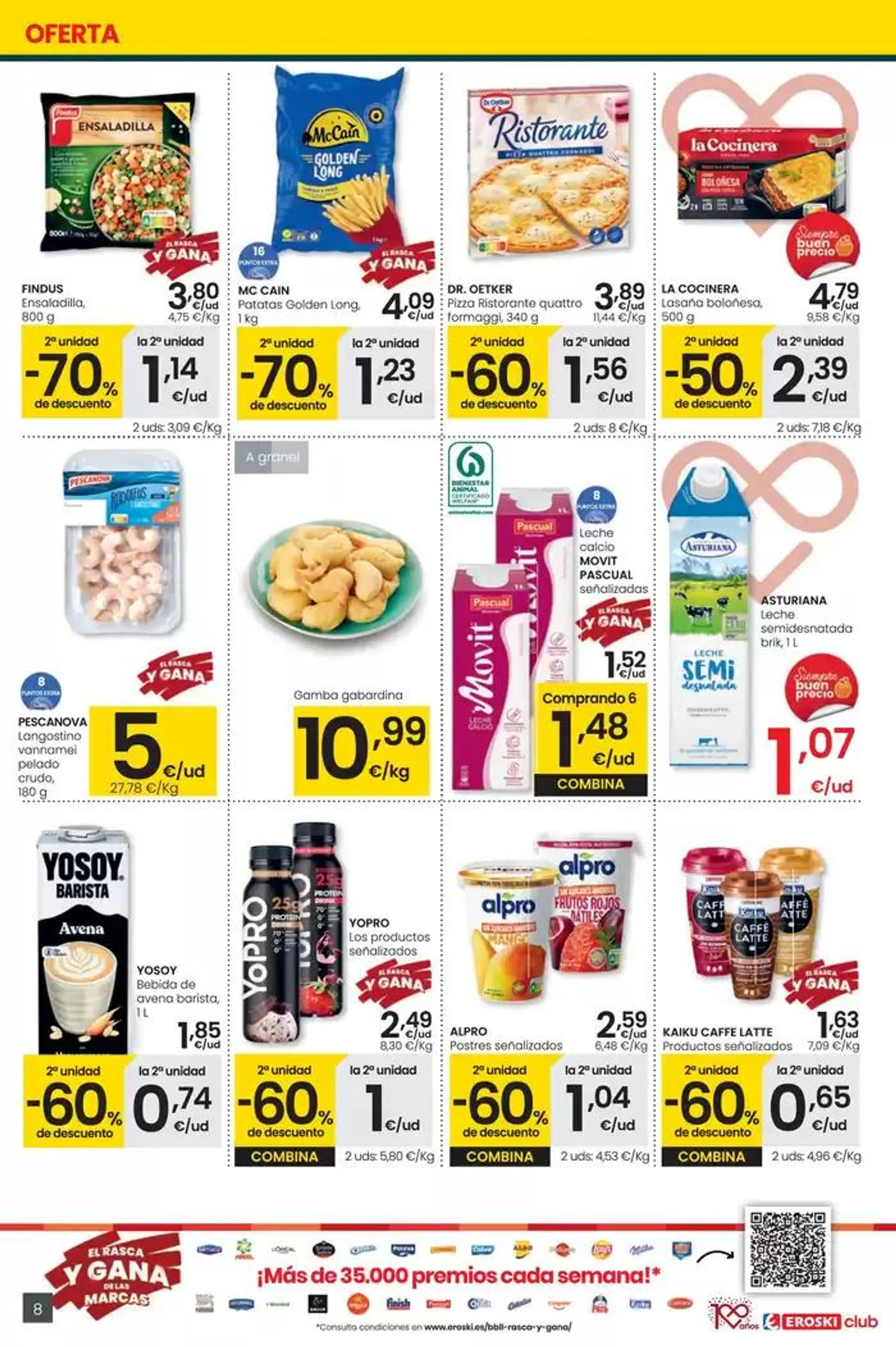 Catálogo de Más de 2000 productos, SIEMPRE A BUEN PRECIO SUPERMERCADOS EROSKI 31 de octubre al 12 de noviembre 2024 - Página 8