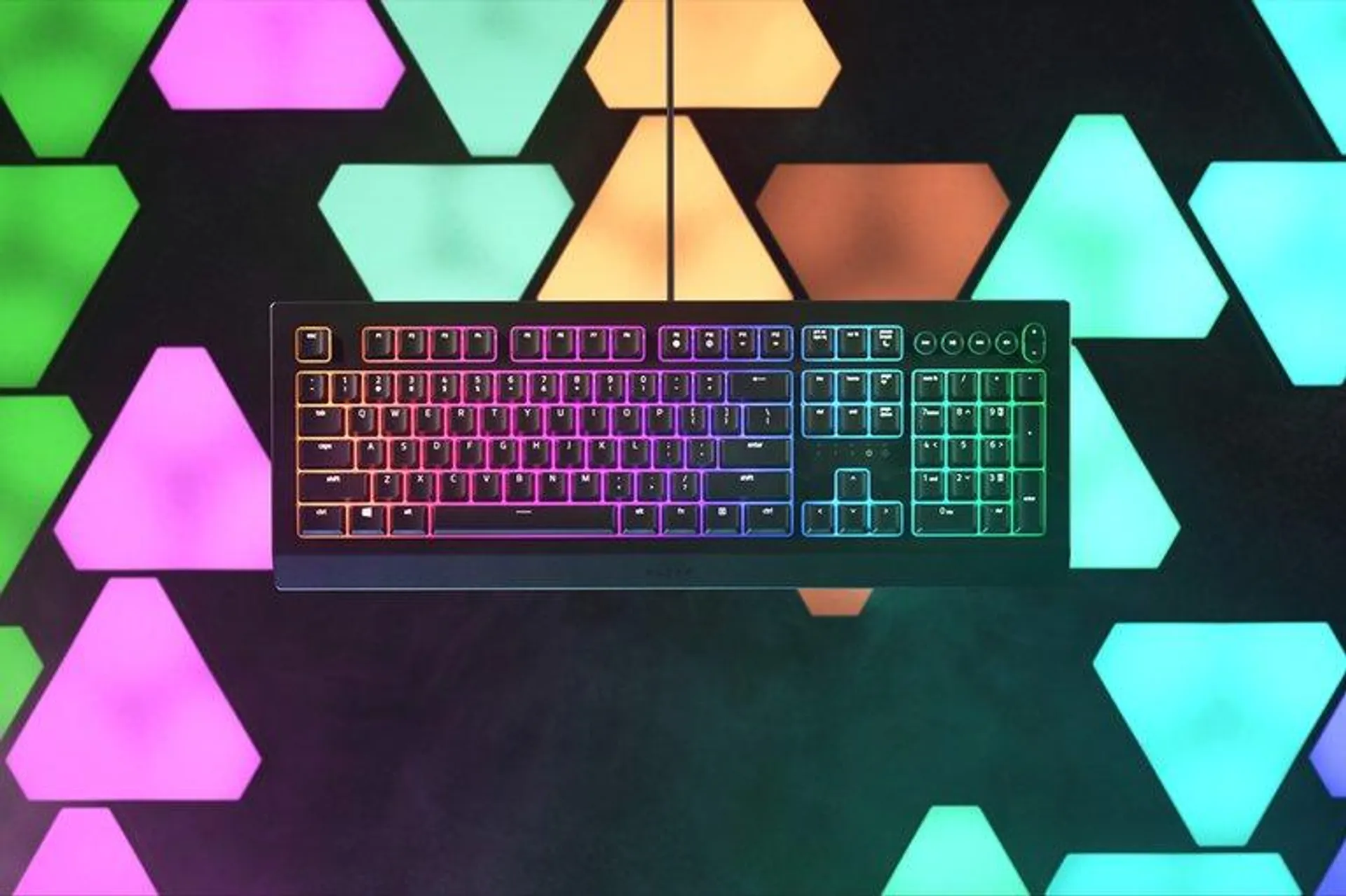 Membrane gaming keyboard with Razer Chroma RGB