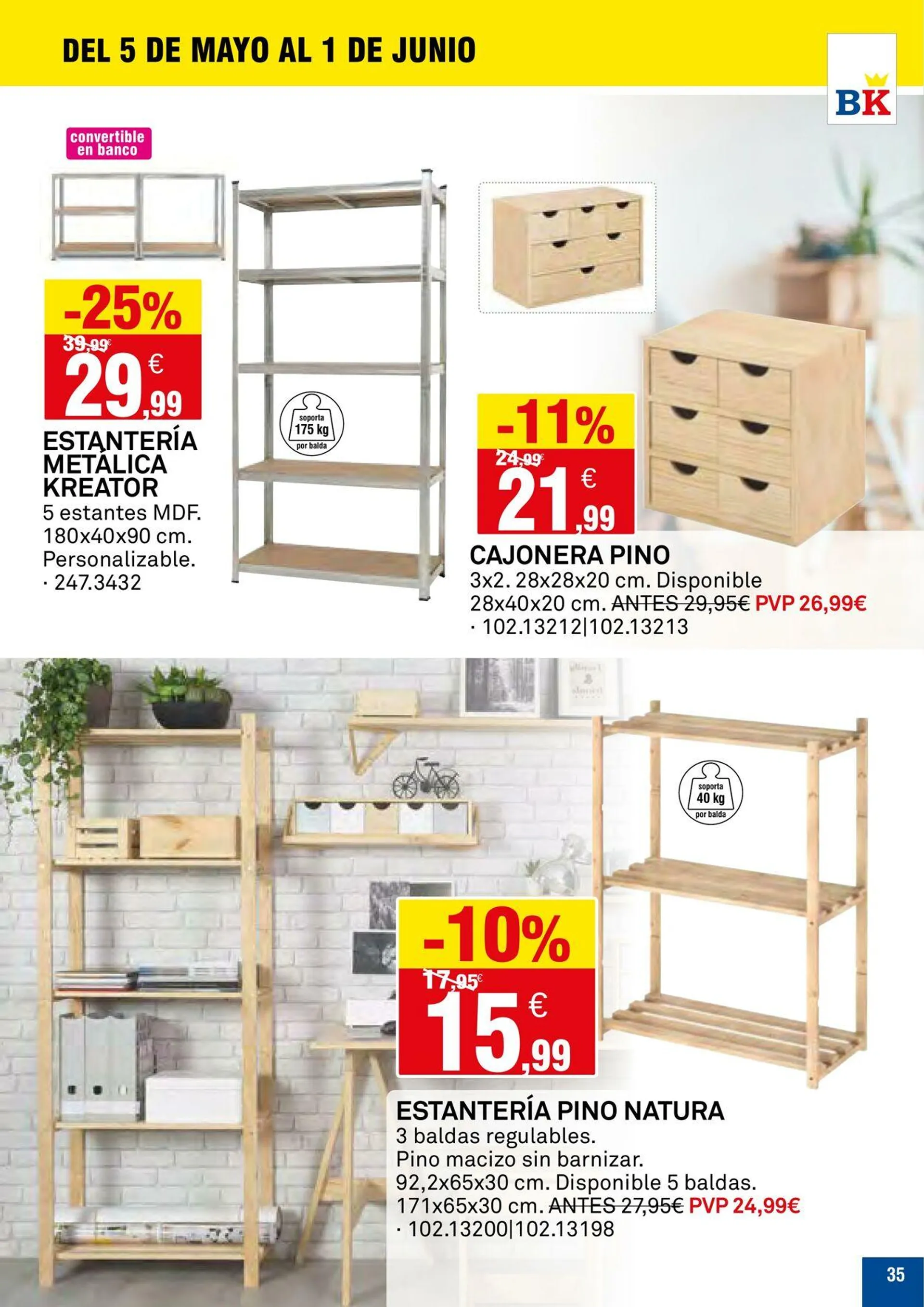 Catálogo de Bricoking Oferta actual 26 de mayo al 9 de junio 2025 - Página 35