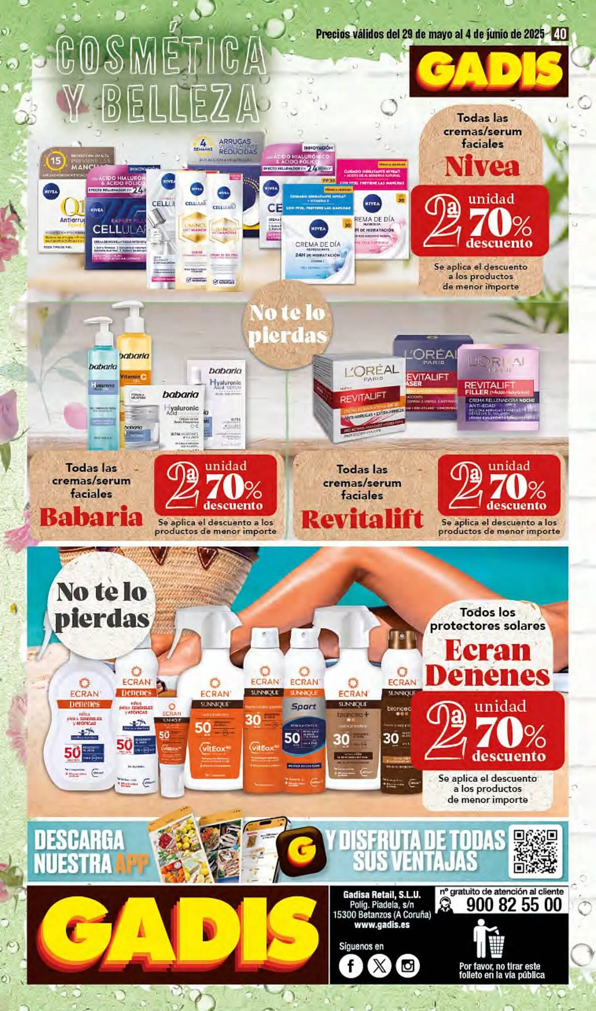 Catálogo de Folleto Gadis 29 de mayo al 4 de junio 2025 - Página 40
