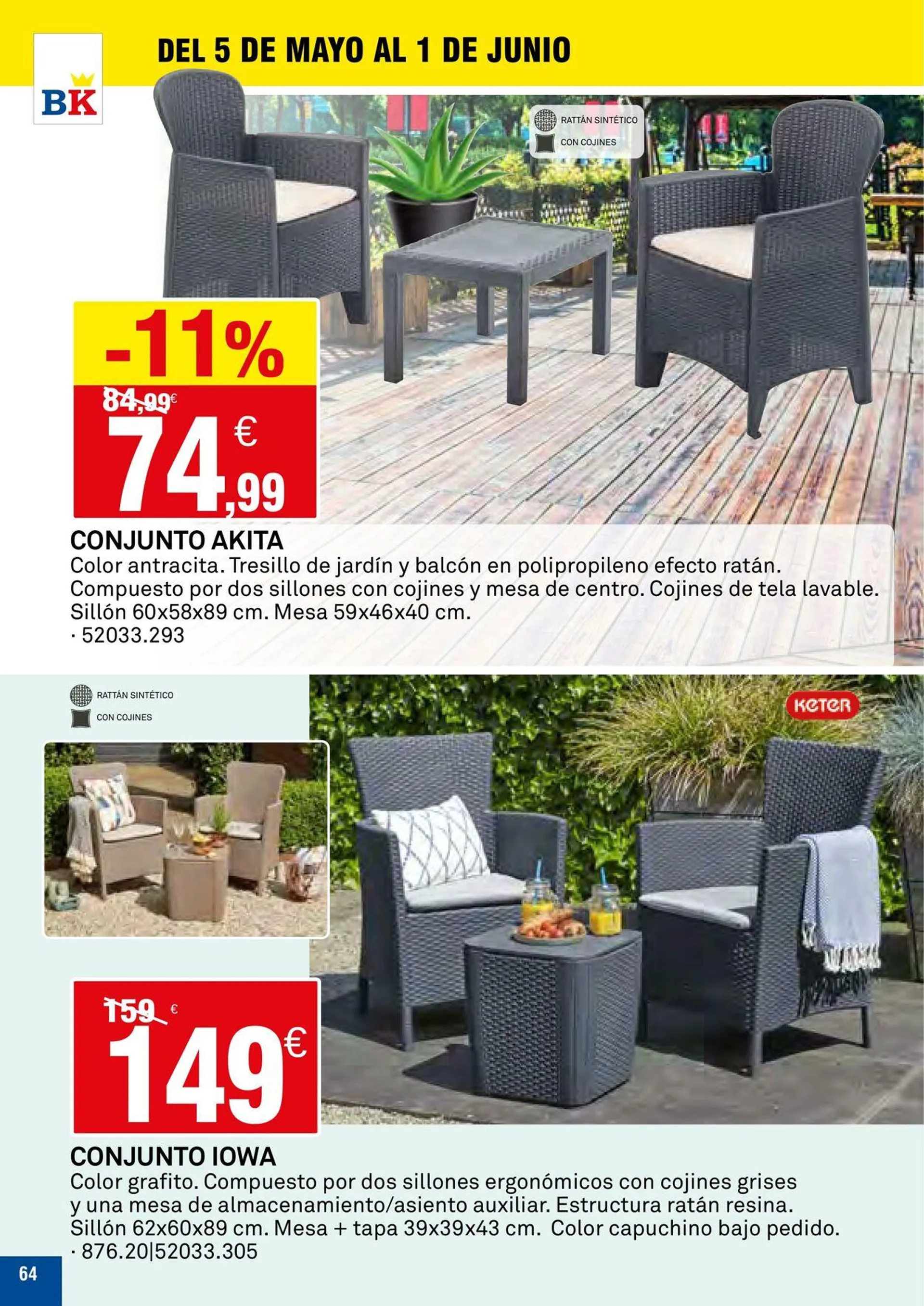 Catálogo de Bricoking Oferta actual 26 de mayo al 9 de junio 2025 - Página 64