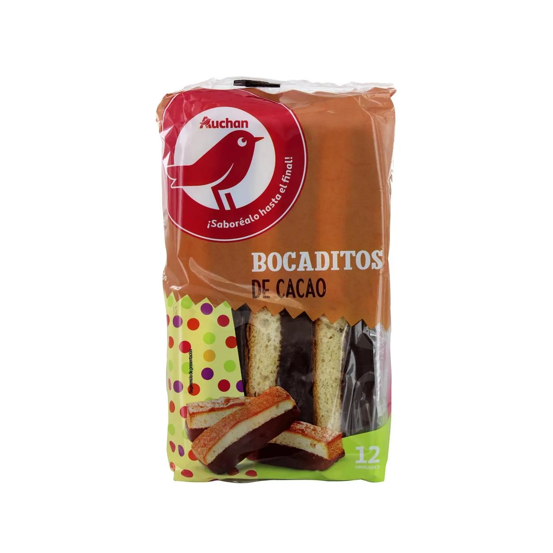 PRODUCTO ALCAMPO Bocaditos al cacao 330 g.