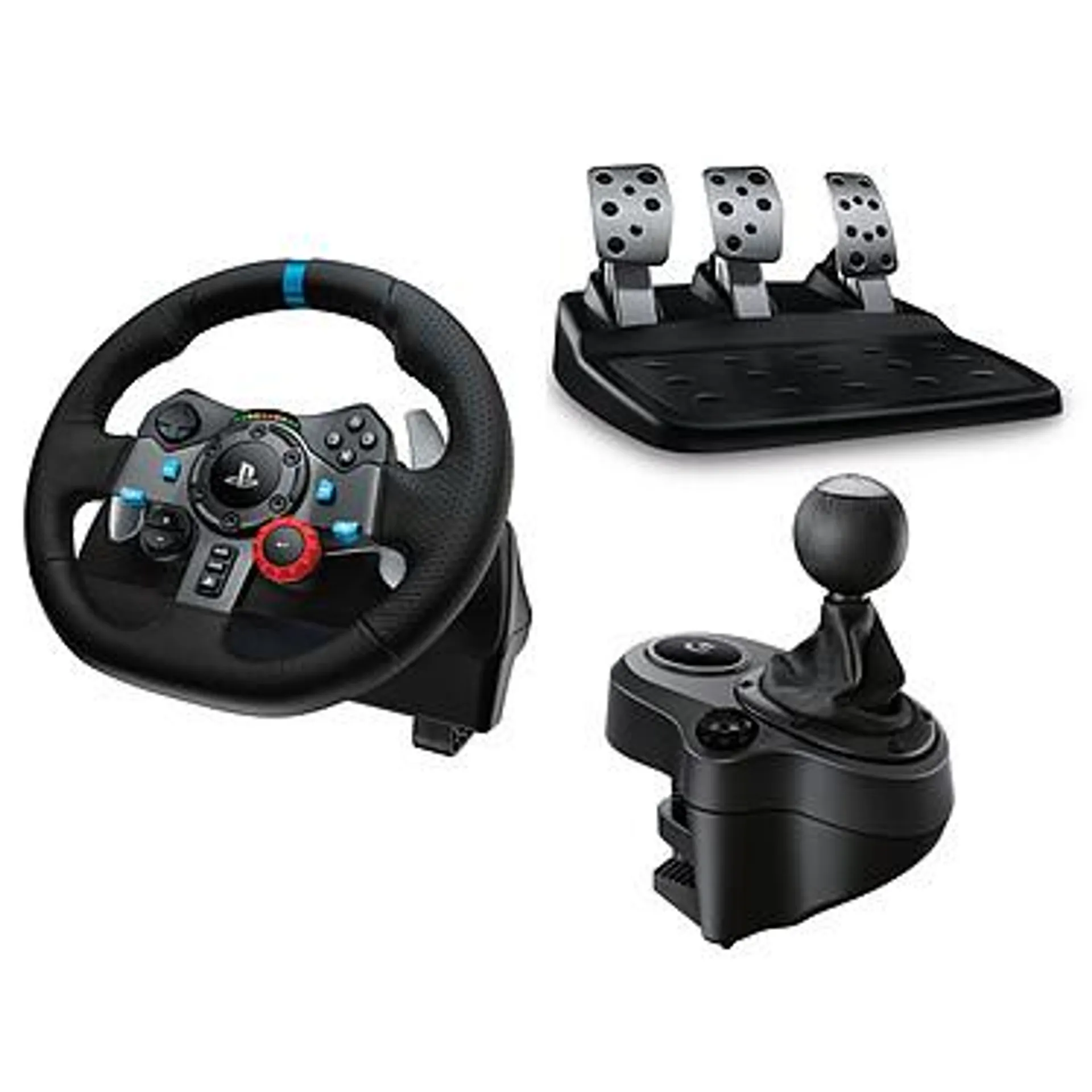 Logitech G G29 Driving Force + Driving Force Shifter.