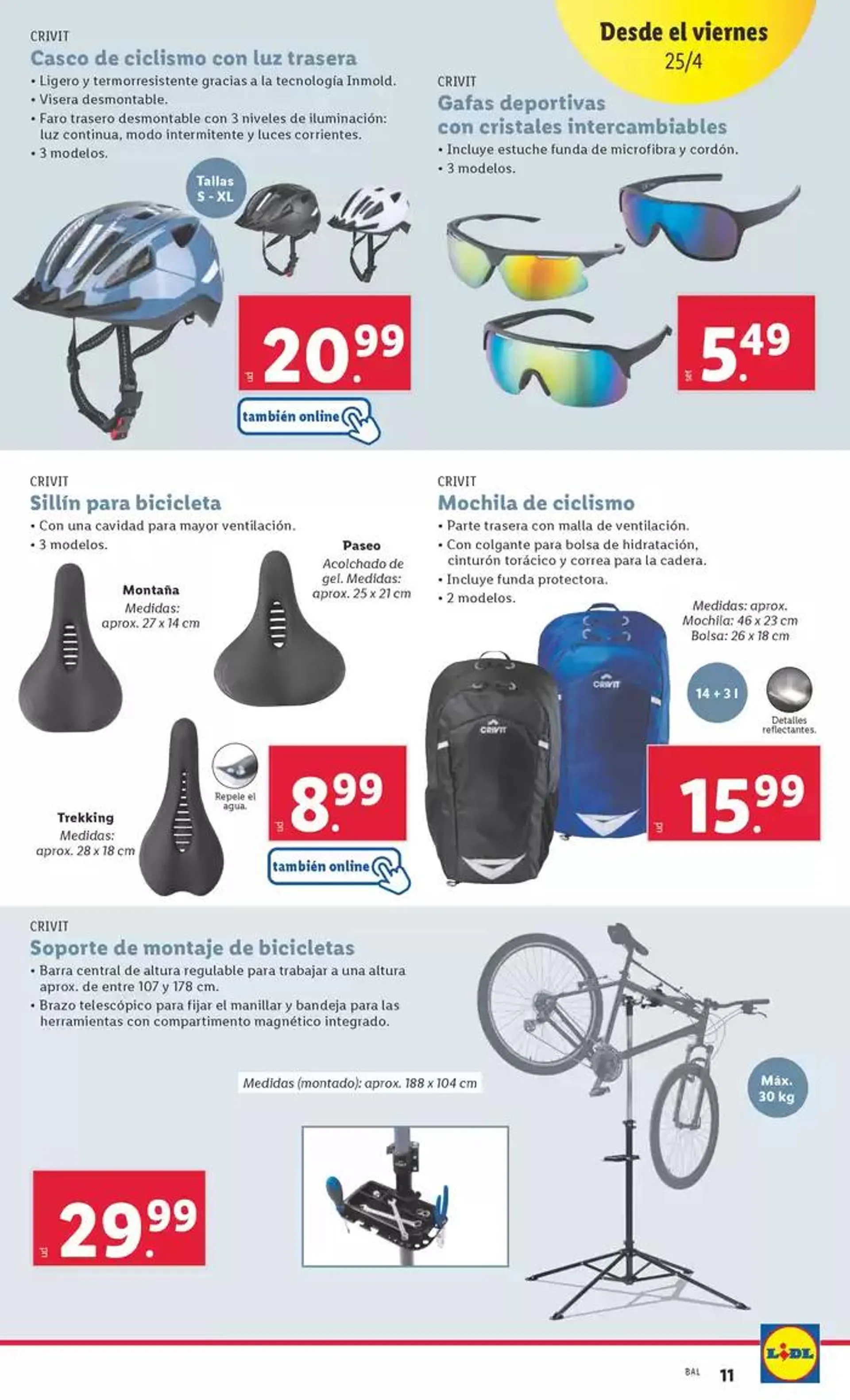 Catálogo de ¡Bazar Lidl! Ofertas válidas del 21/04 al 27/04 21 de abril al 27 de abril 2025 - Página 27