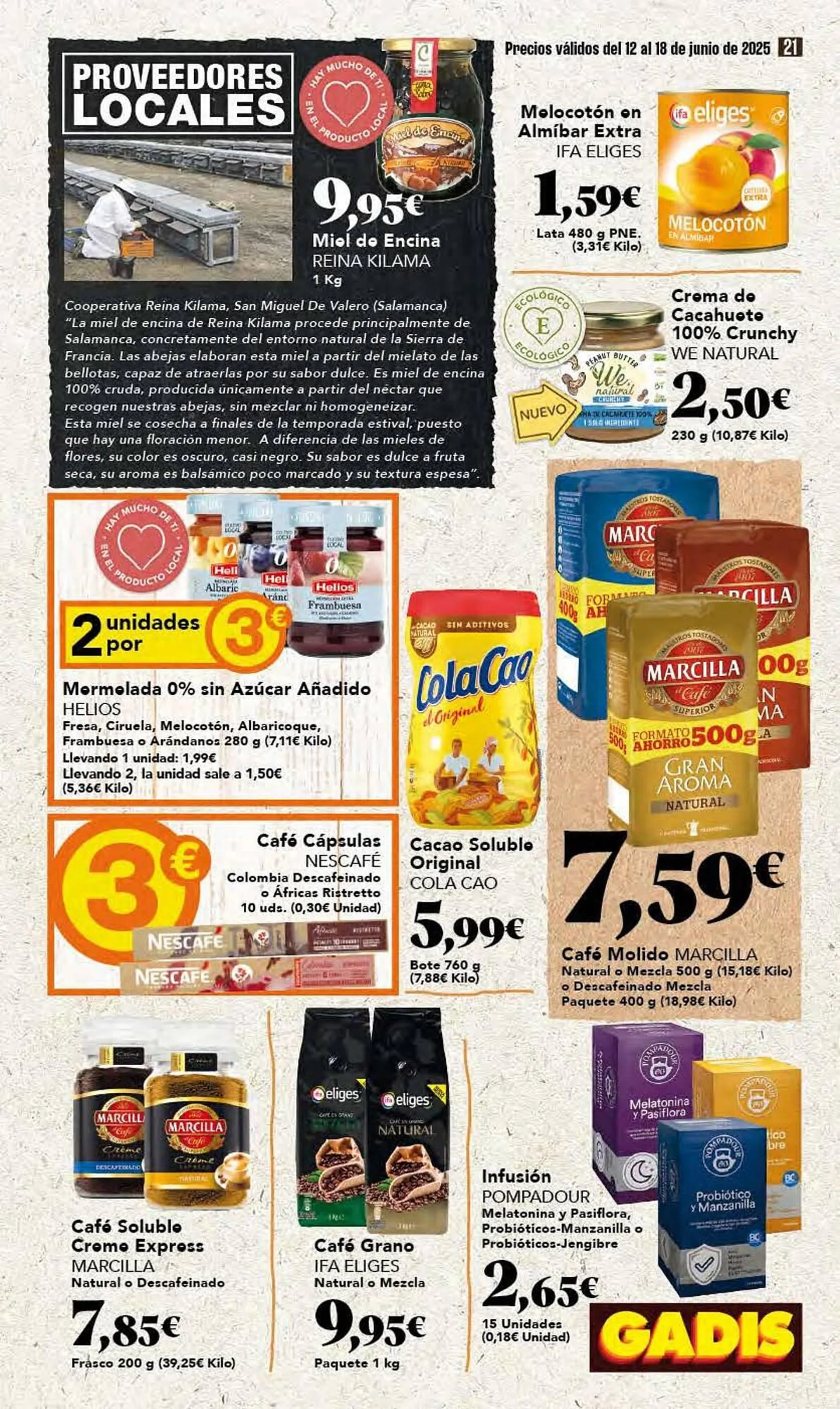 Catálogo de Folleto Gadis 12 de junio al 18 de junio 2025 - Página 21
