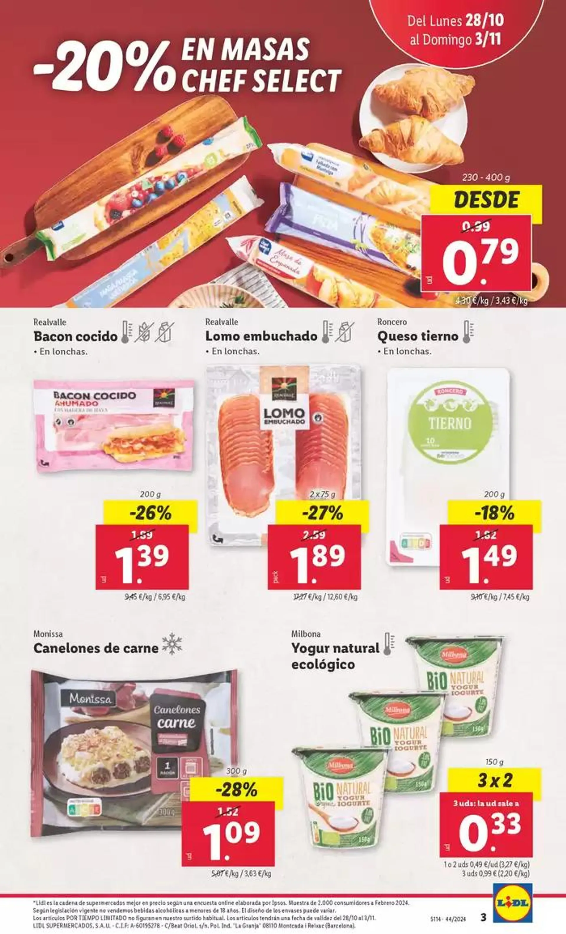 Catálogo de SUPEROFERTAS 28 de octubre al 3 de noviembre 2024 - Página 3