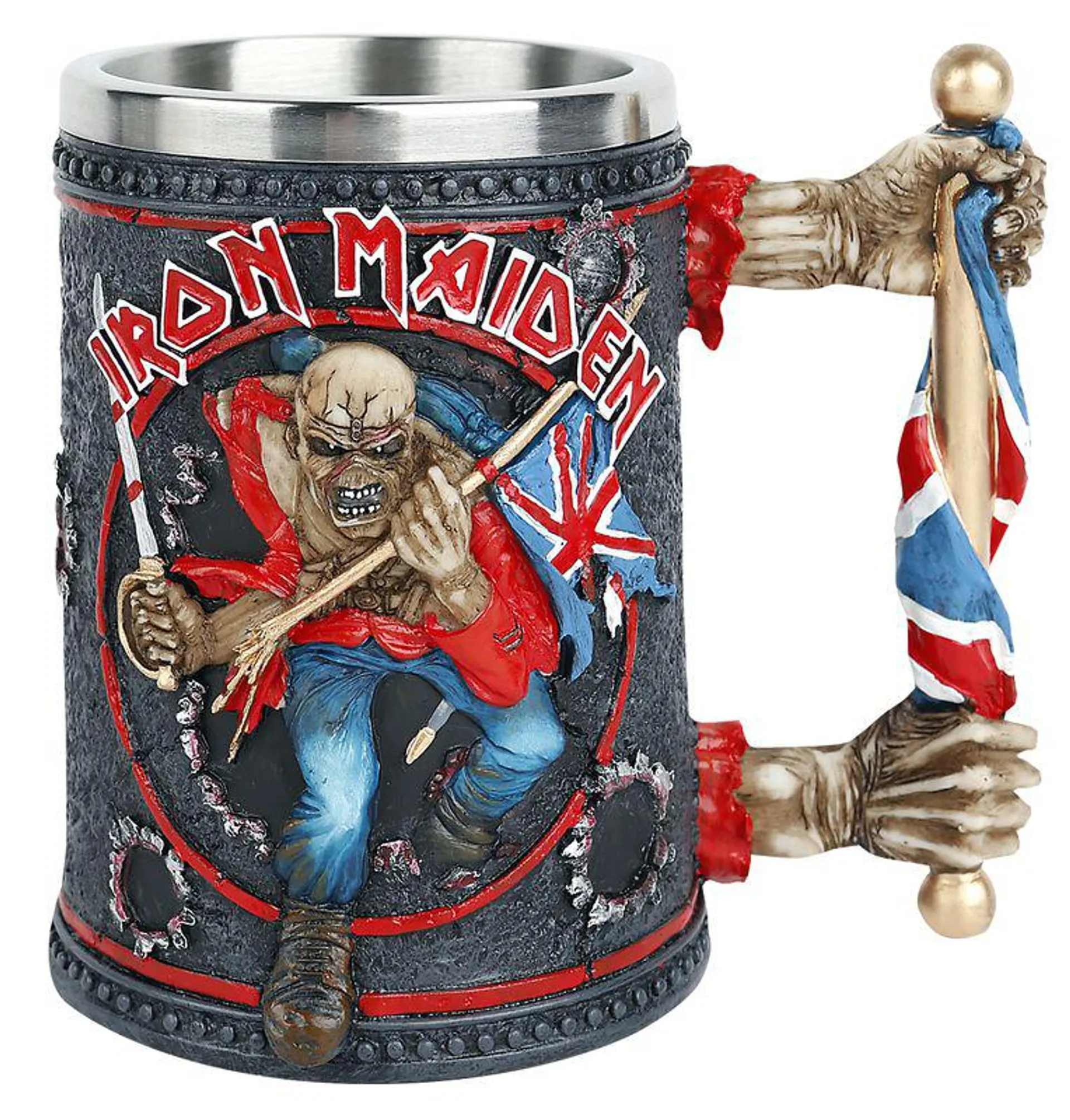 "Trooper Tankard" Jarra de Cerveza multicolor de Iron Maiden
