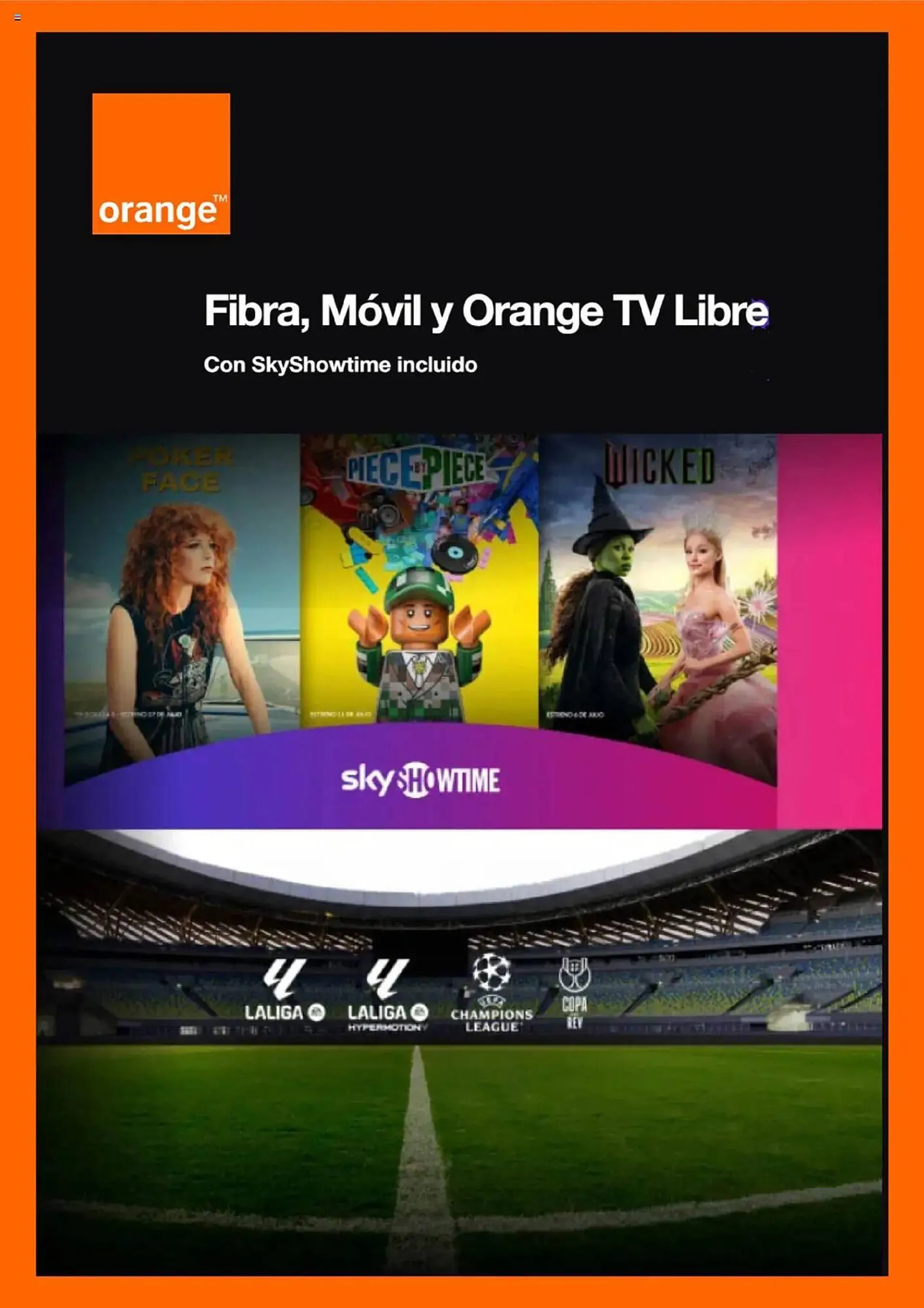 Catálogo de Folleto Orange 25 de julio al 25 de agosto 2025 - Página 1