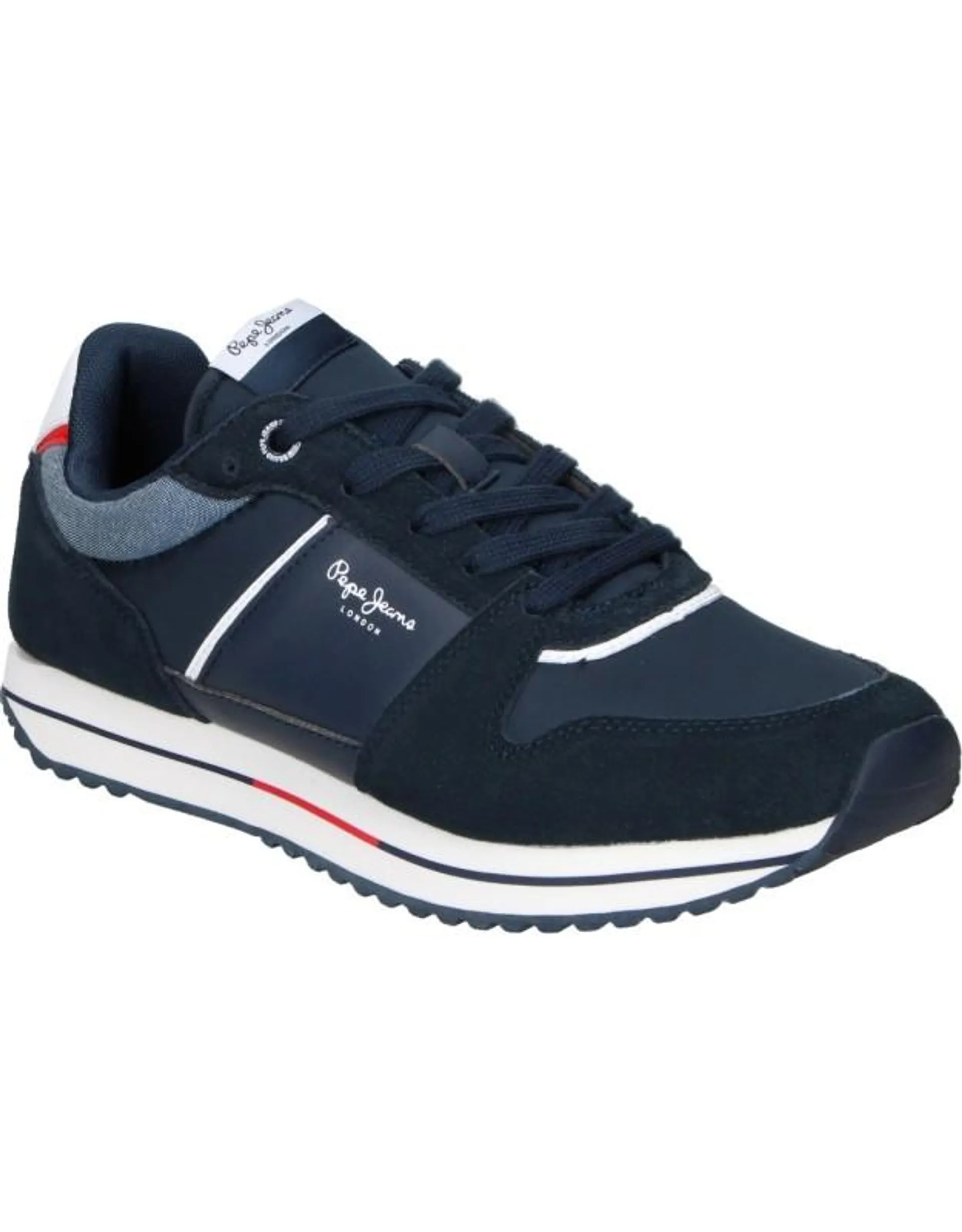 Zapatillas cómodo de hombre PEPE JEANS pms30995 color azul