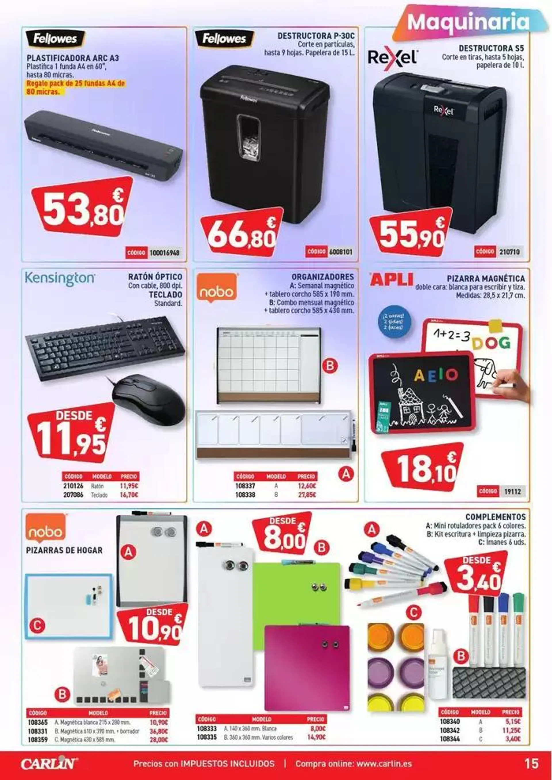 Catálogo de HIPER OFERTAS PAPELERÍA Nº5 1 de abril al 30 de junio 2025 - Página 15