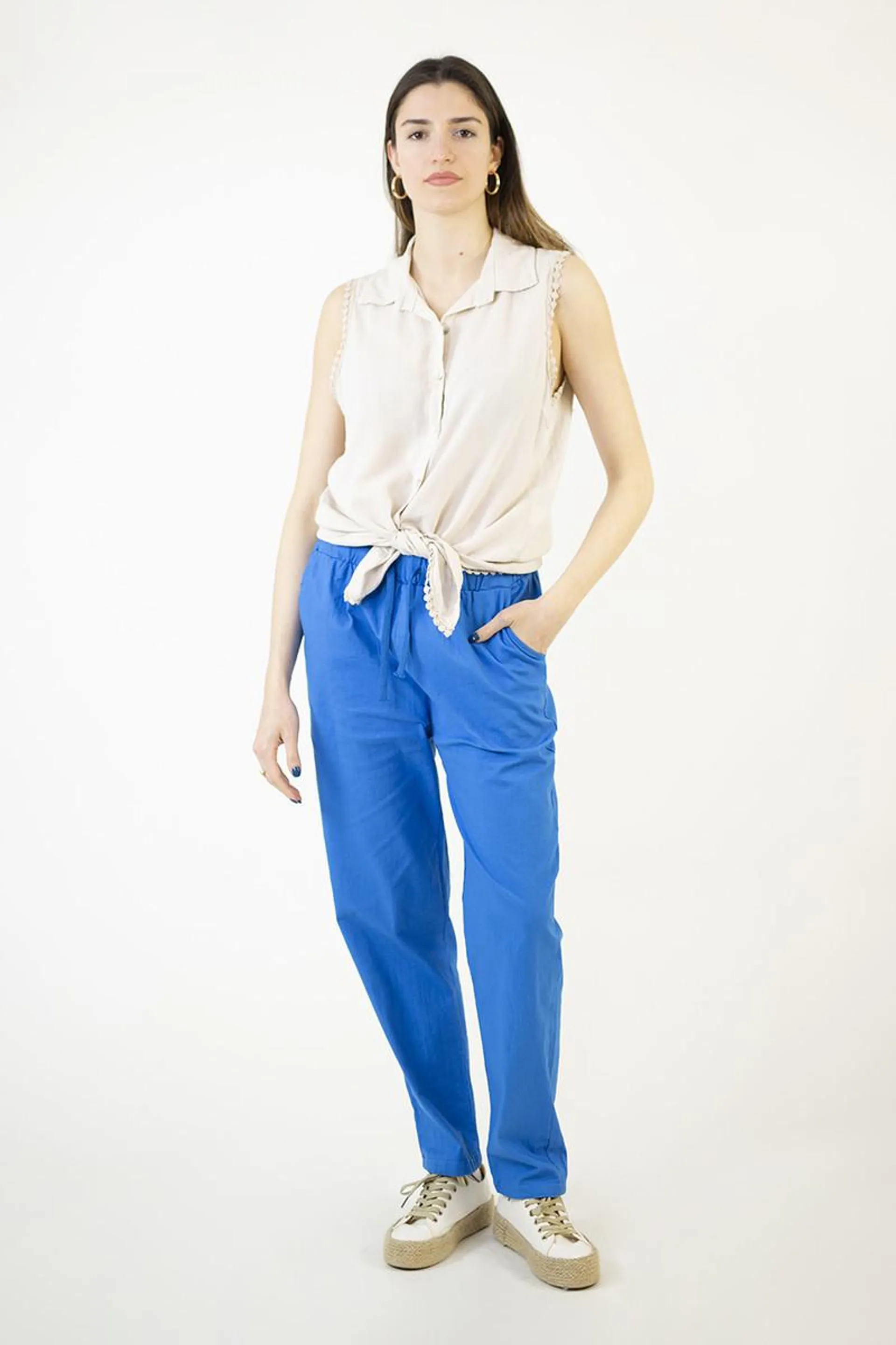 Pantalón jogger azul