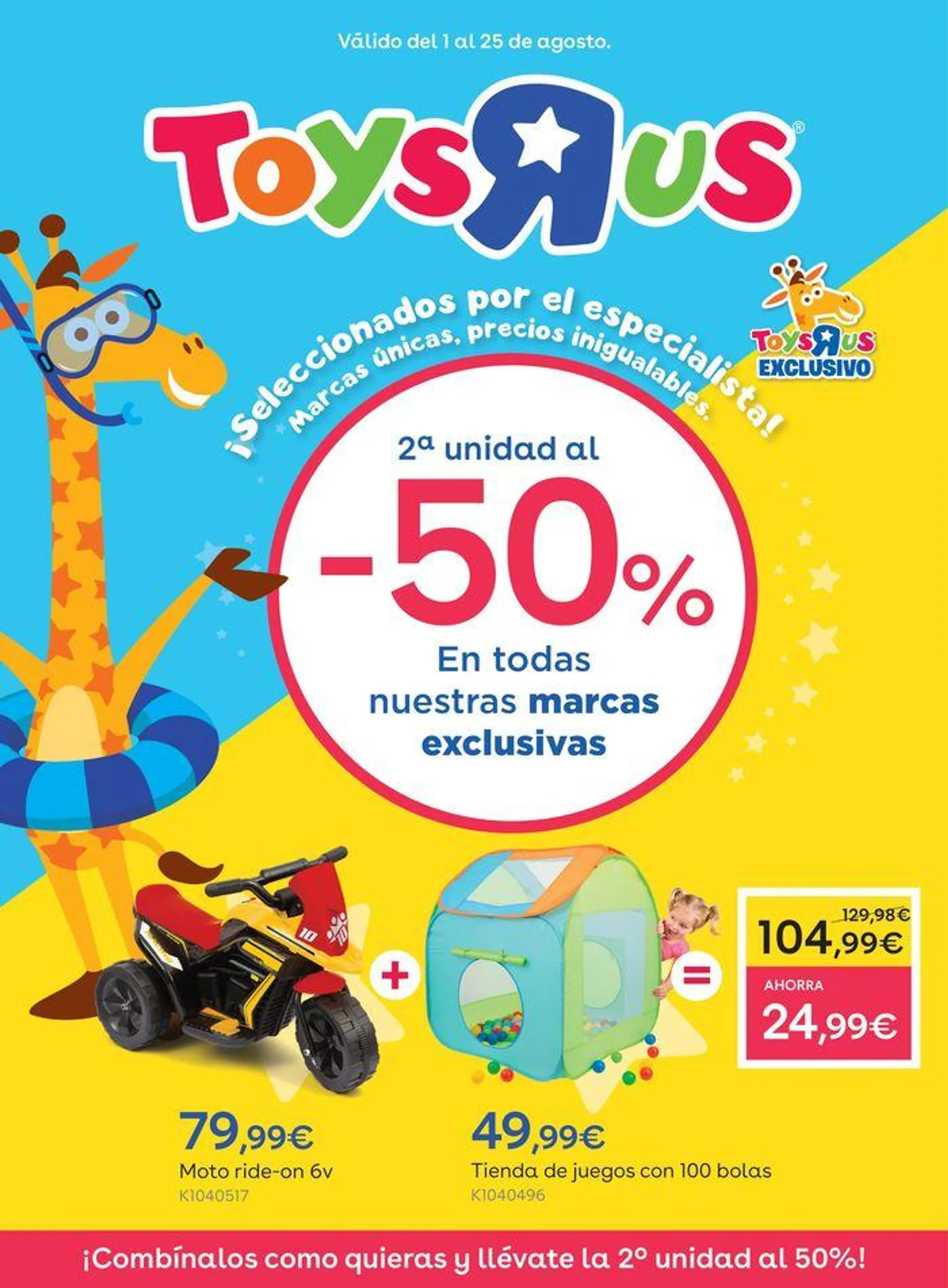 2ª unidad al -50% en todas nuestras marcas exclusivas - 1