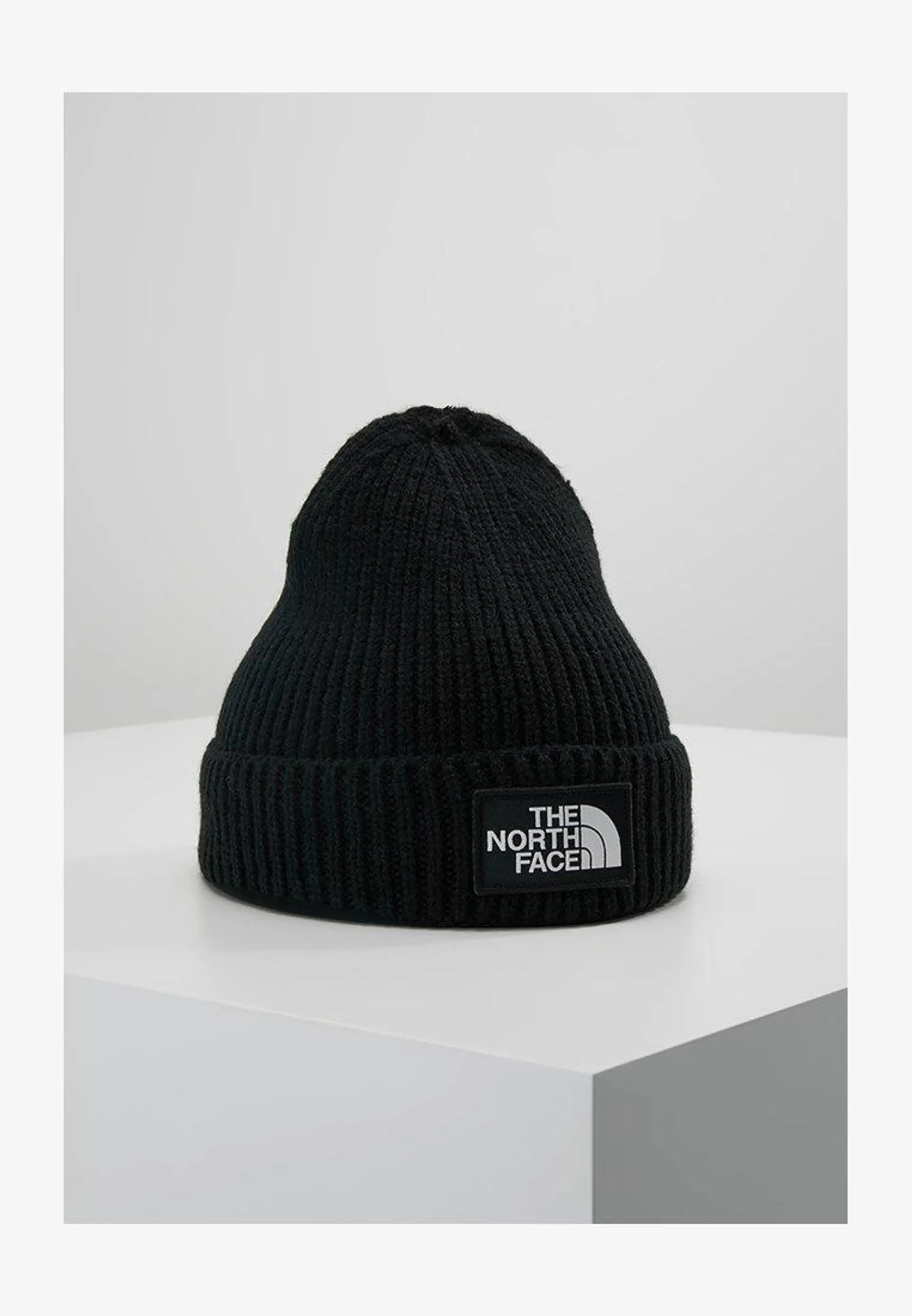 LOGO BOX CUFFED BEANIE UNISEX - Gorro - black