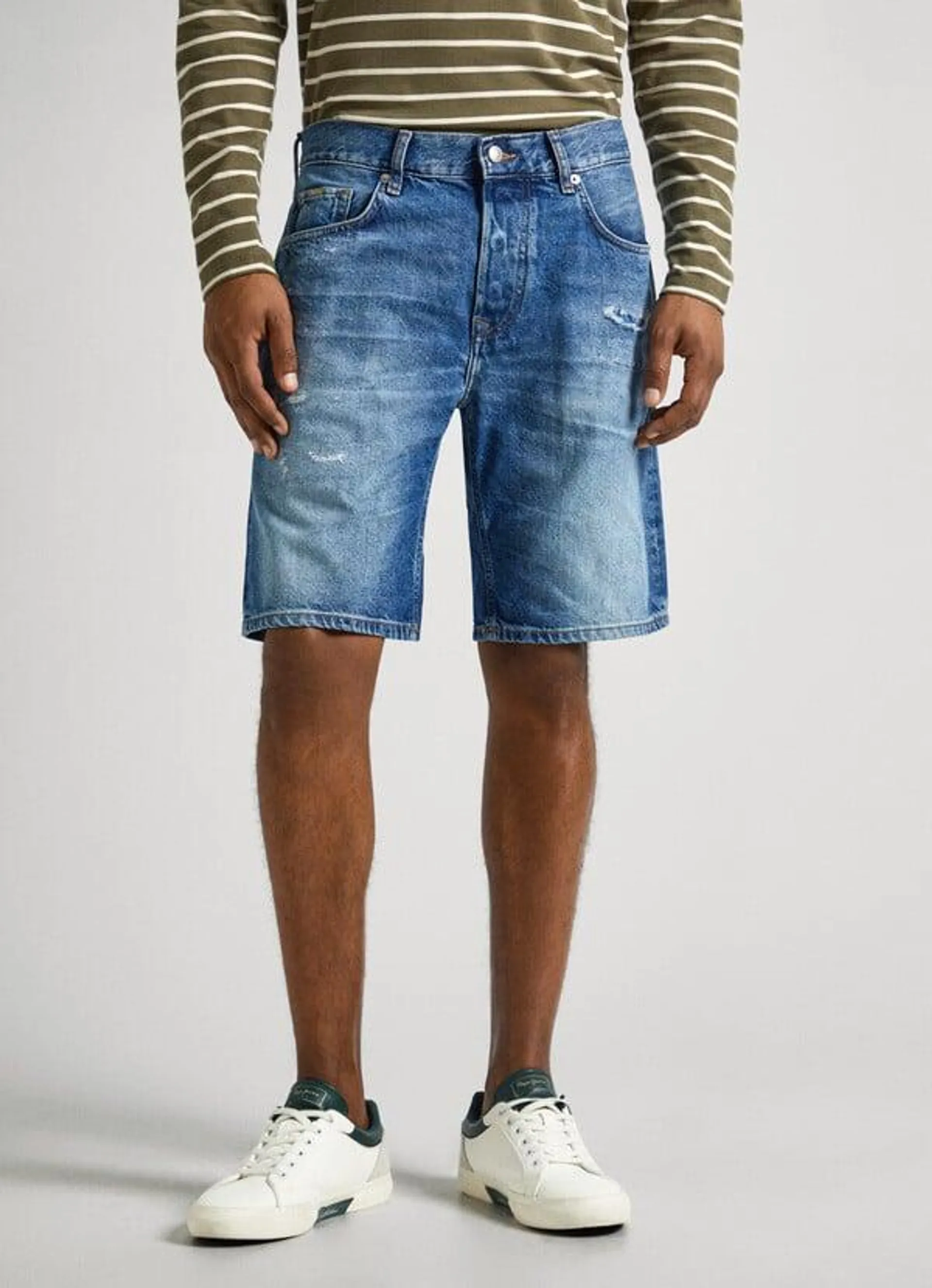 bermuda denim fit relaxed