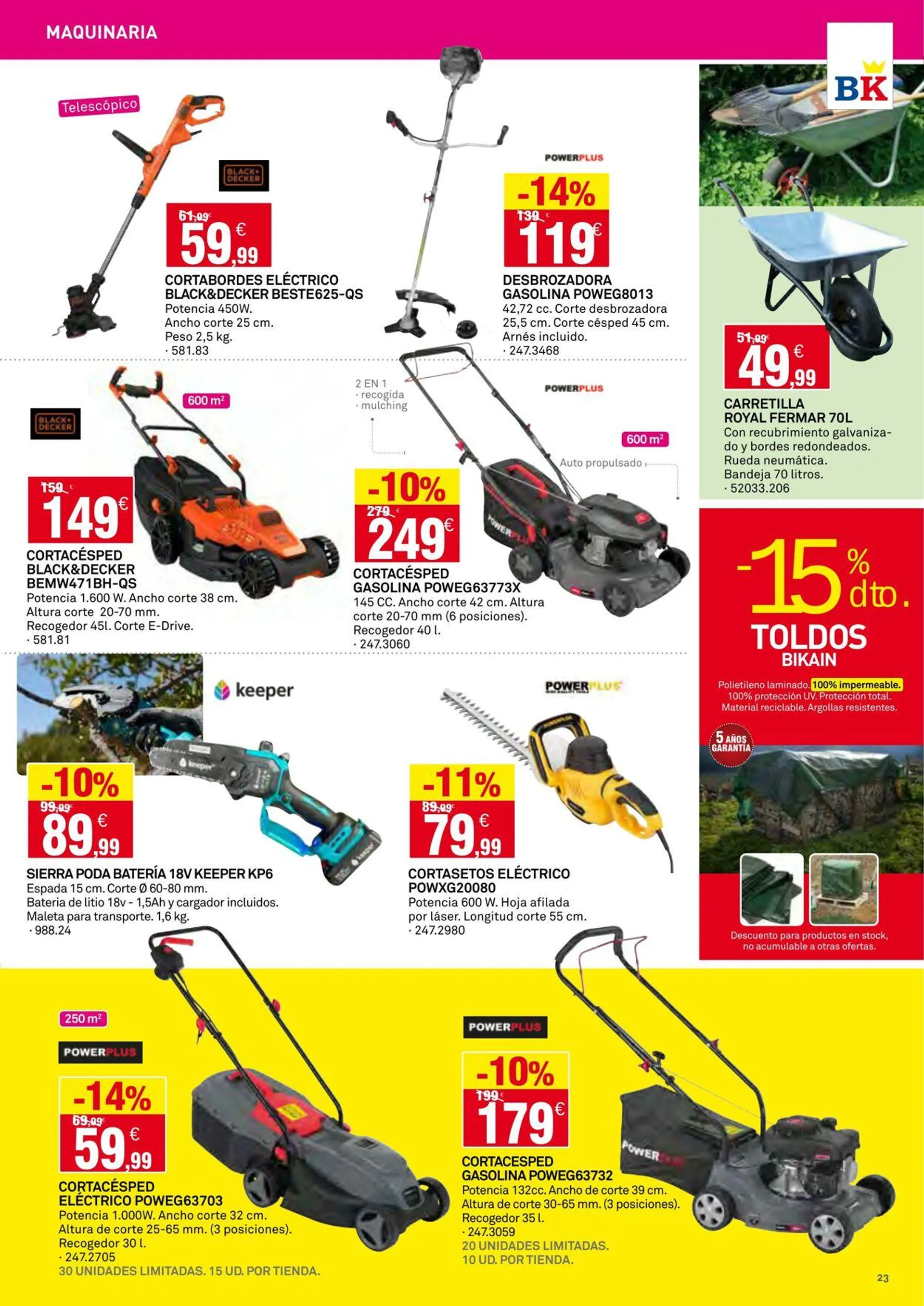 Catálogo de Bricoking Oferta actual 11 de agosto al 25 de agosto 2024 - Página 23