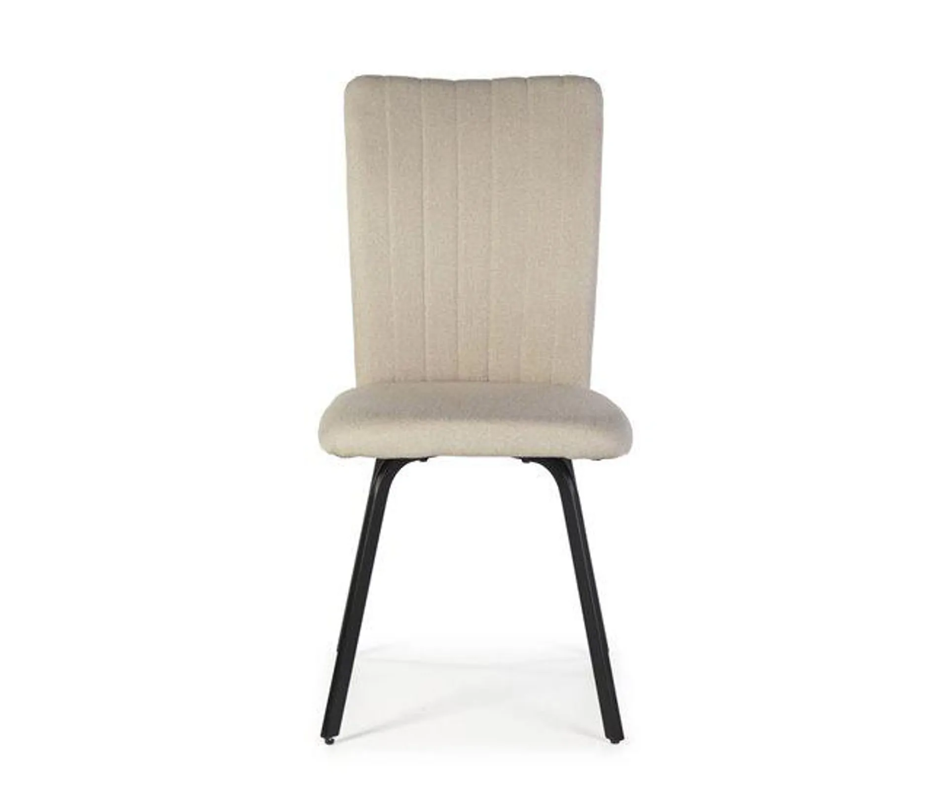 PRETTY silla de comedor beige/negro