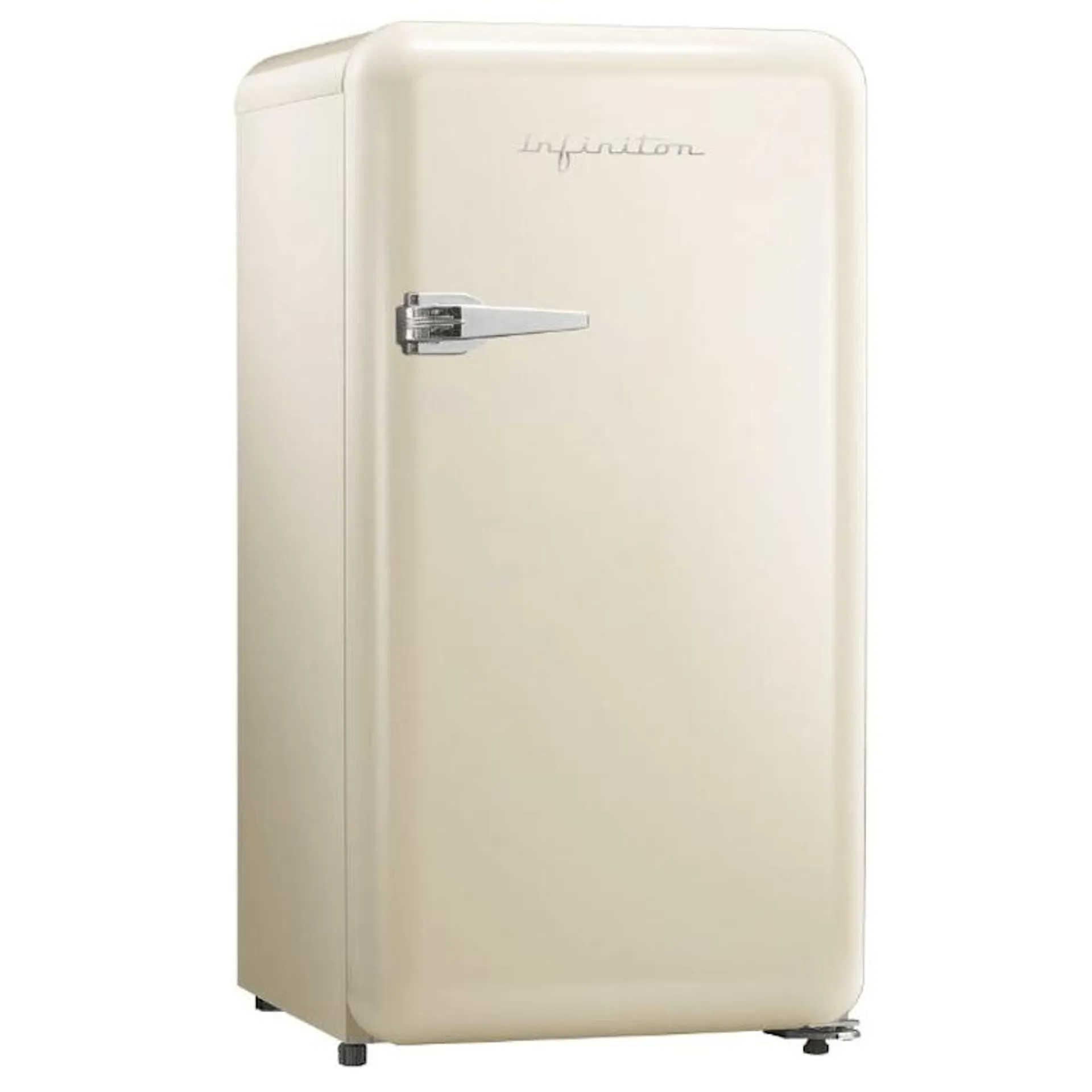 INFINITON Frigorifico Cooler CL-V90L8CEA, 90 Litros, 87 cm de Altura, Ciclico, E, Crema Vintage