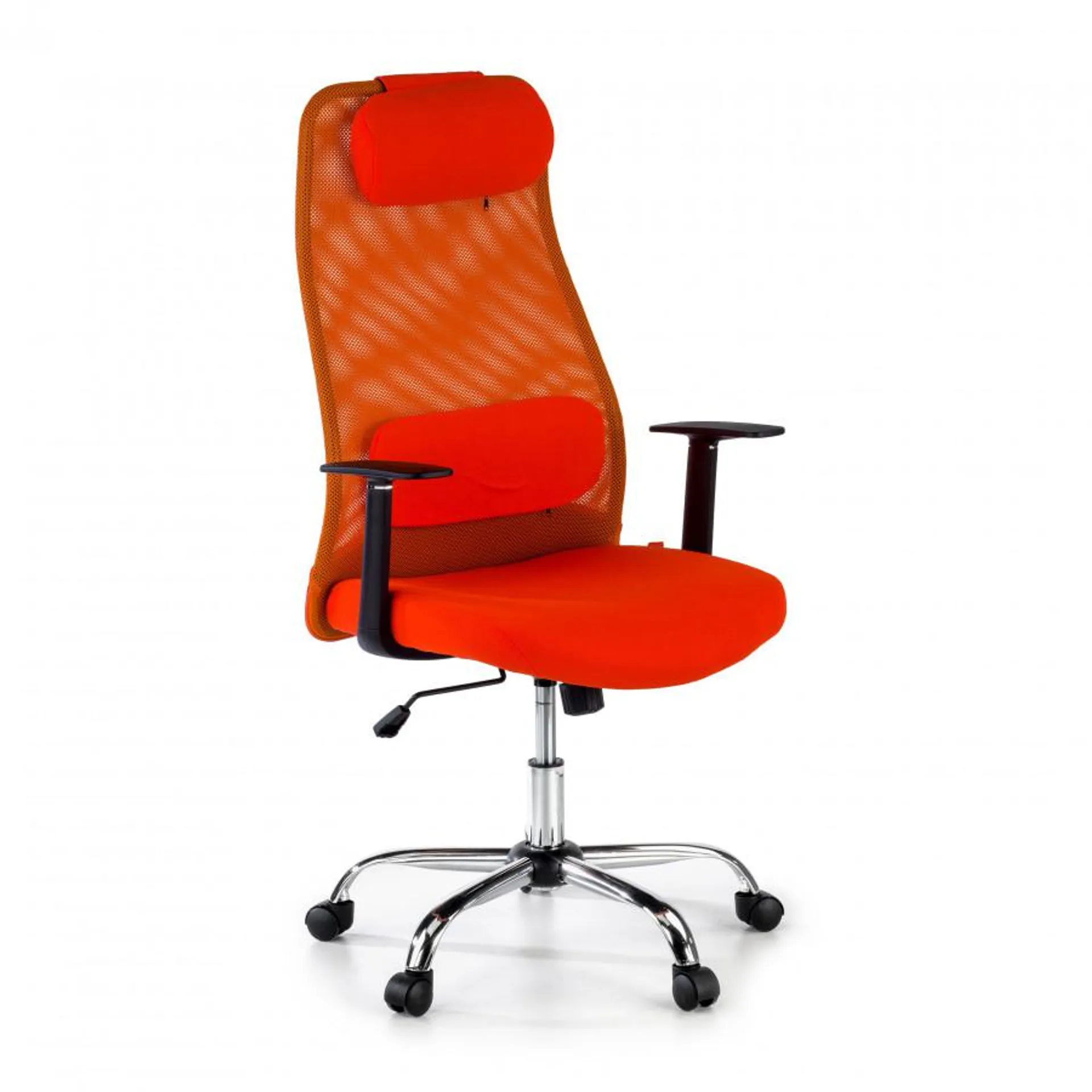 Silla de escritorio Sigma, muy cómoda color naranja