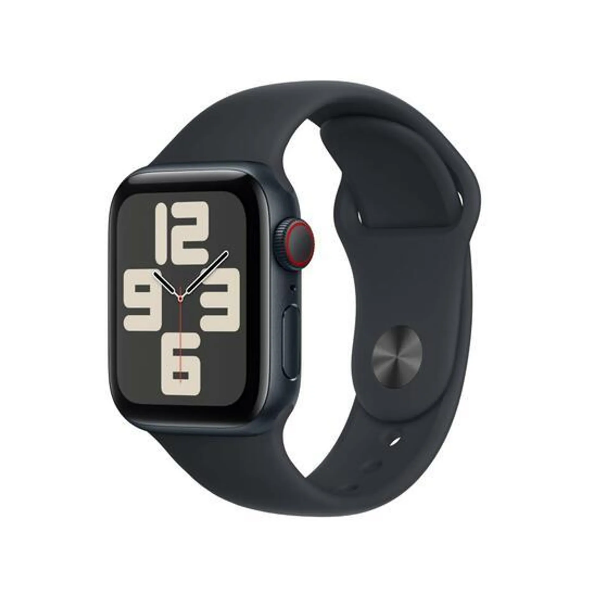 Apple Watch SE | GPS + Cellular | 40mm | Caja Aluminio Medianoche | Correa deportiva Medianoche | S/M - MRG73QL/A