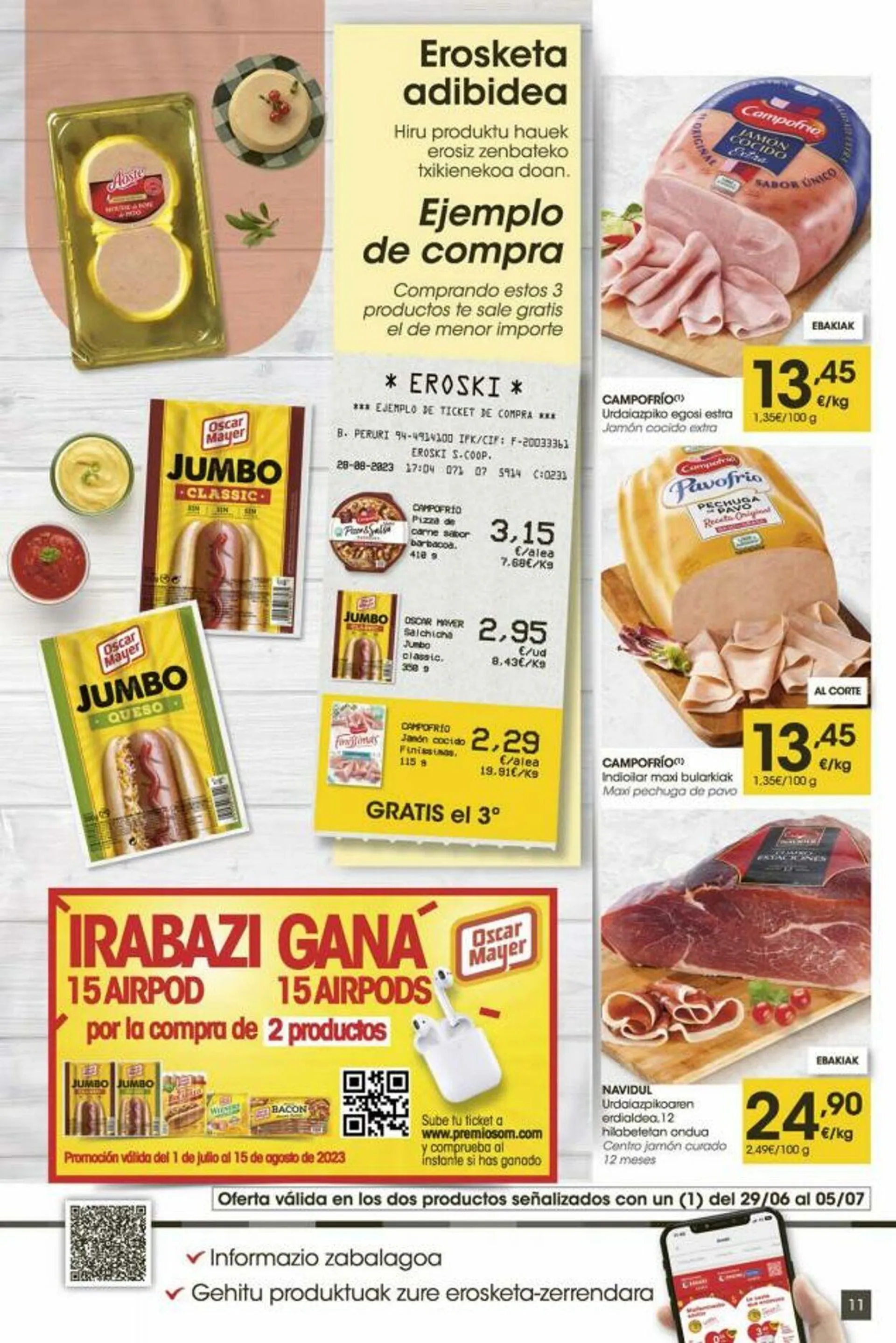 Catálogo de Eroski Oferta actual 24 de junio al 8 de julio 2025 - Página 11