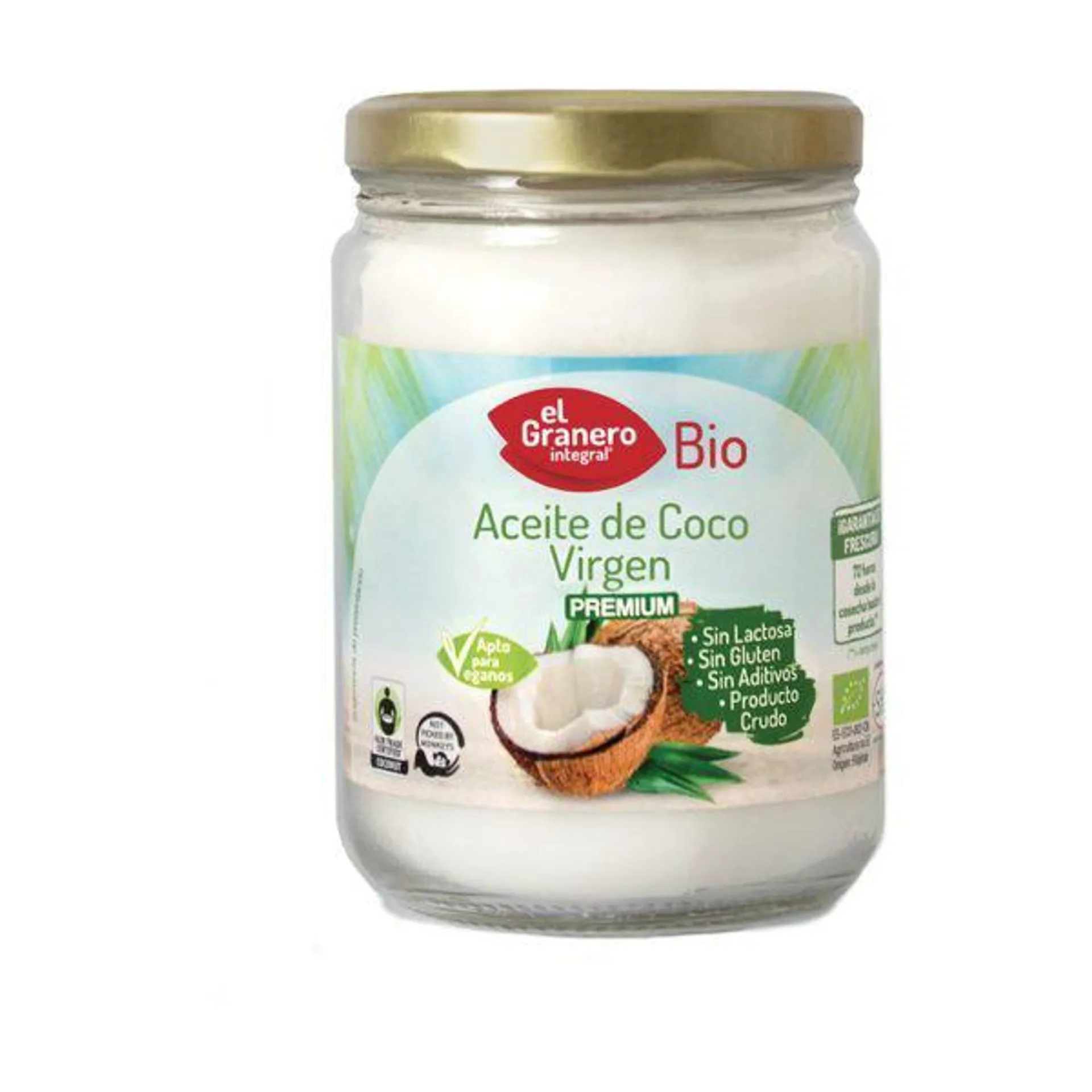 Aceite de Coco Virgen Bio (500 ml) – El Granero Integral