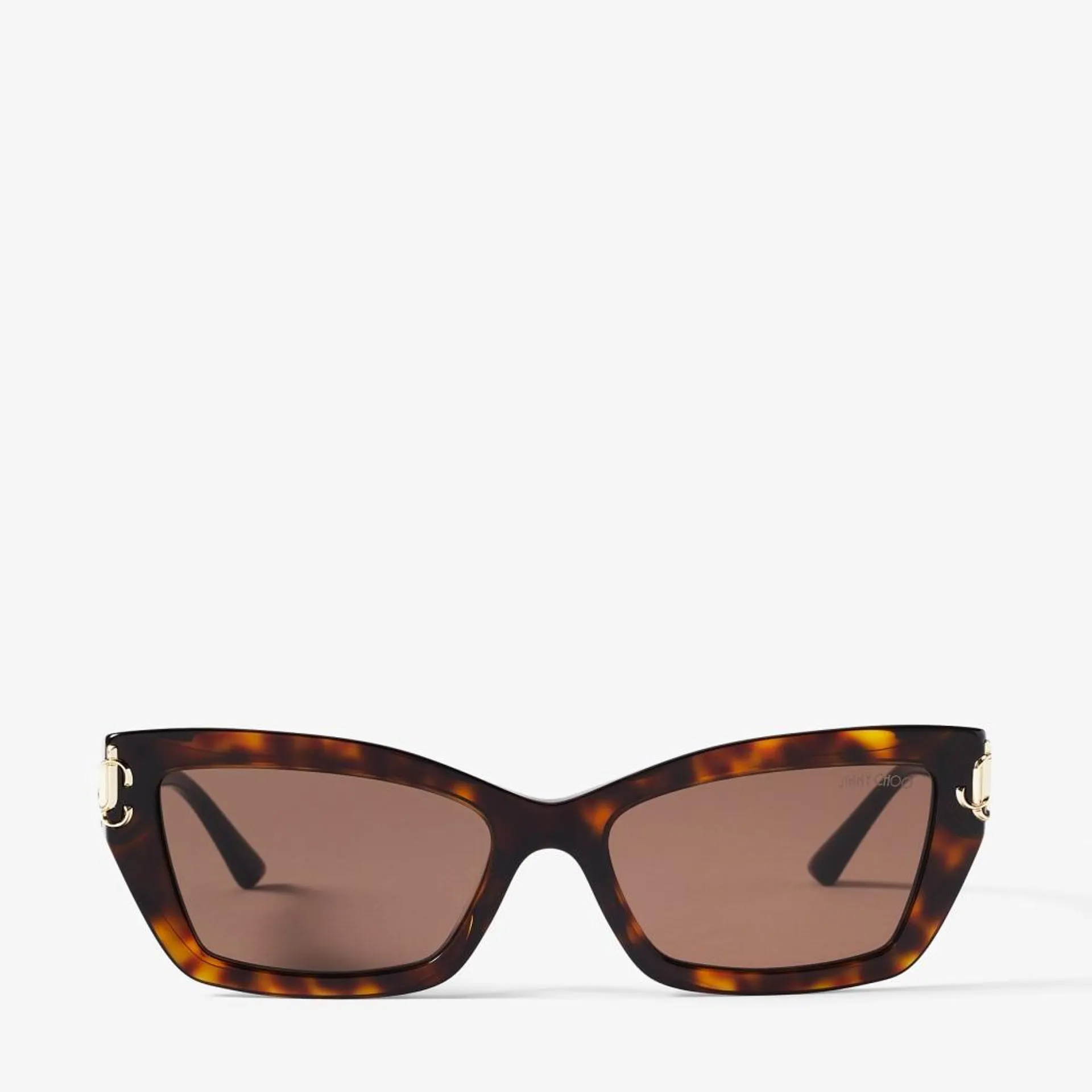 Brown Havana Cat Eye Sunglasses