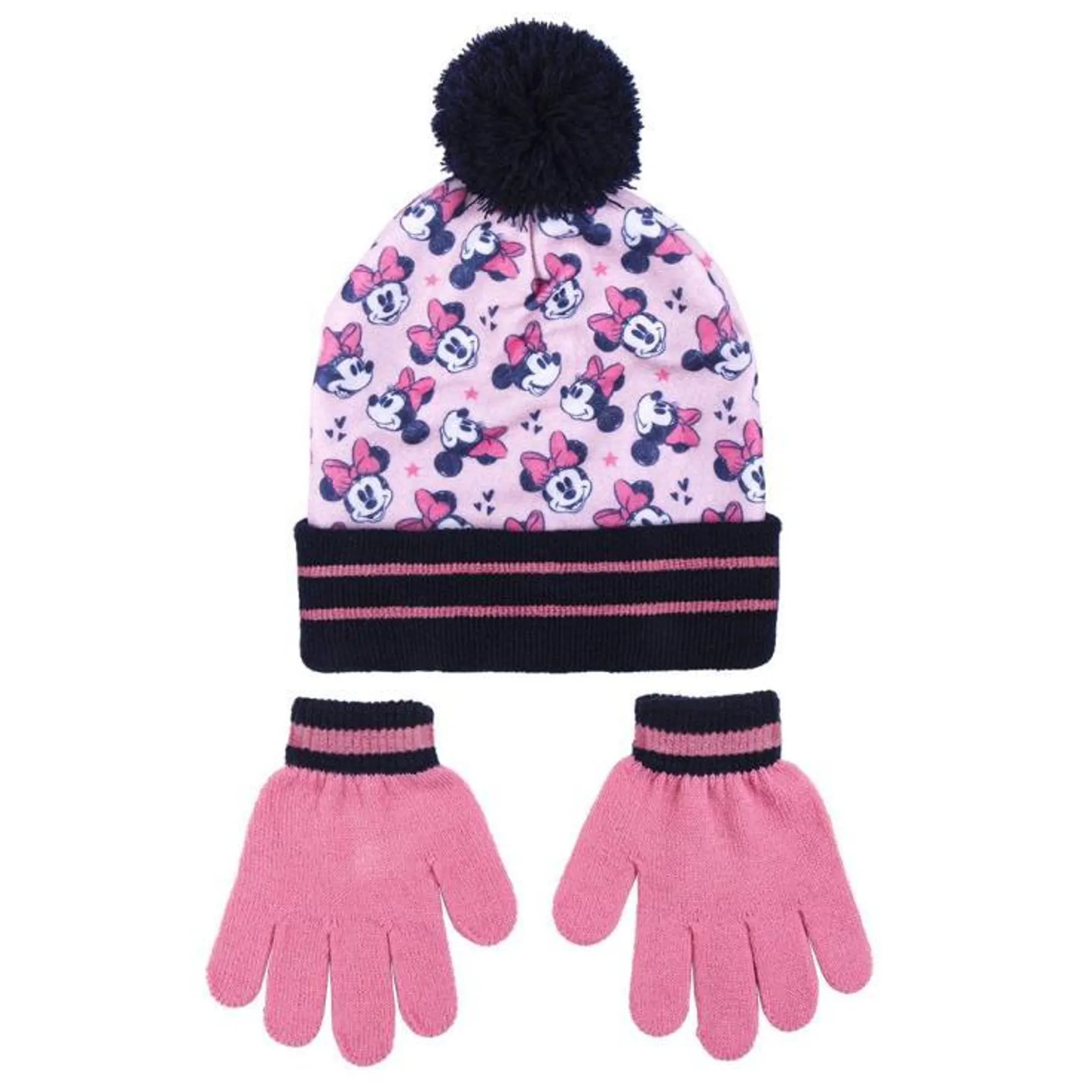 CONJUNTO 2 PIEZAS MINNIE GORRO GUANTES