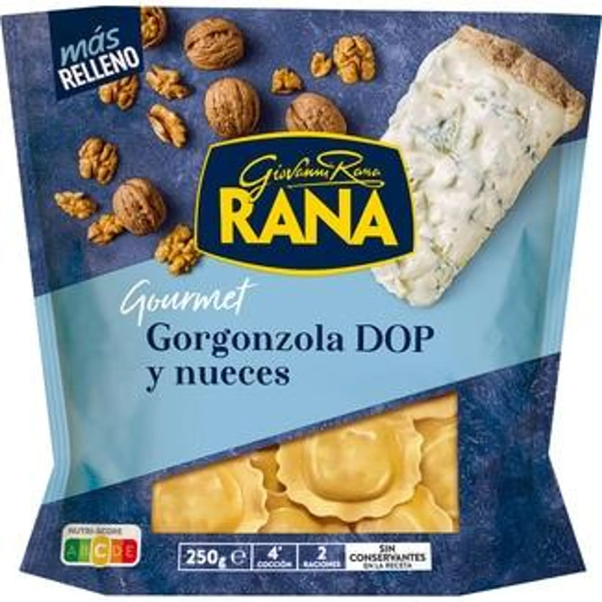 TORTELLINI GORGONZOLA Y NUECES 250G