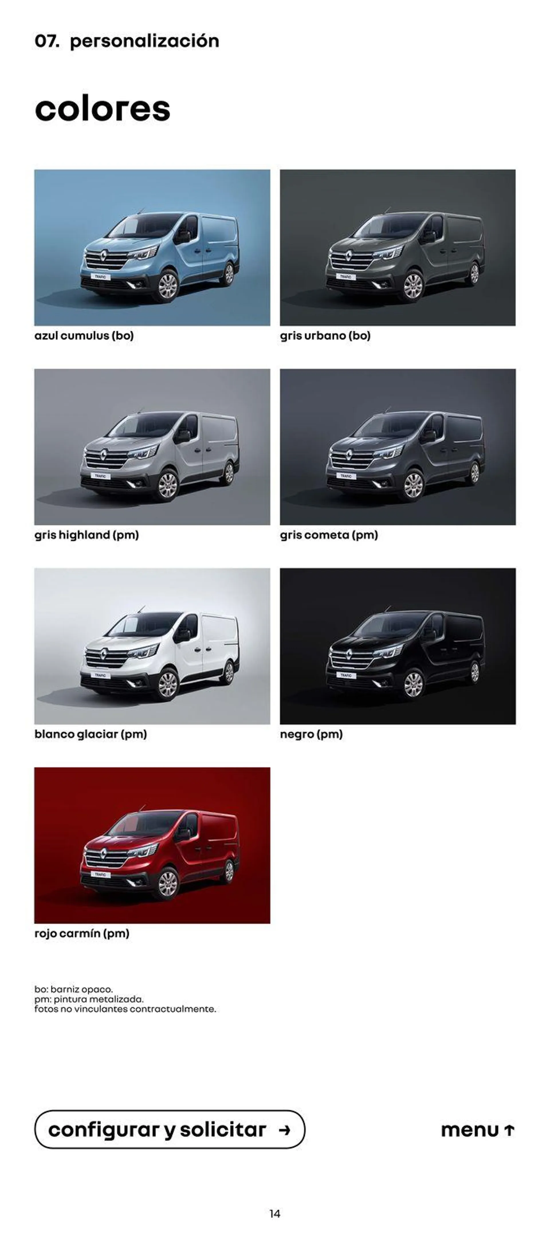 Catálogo de Renault Trafic Furgón E-Tech 100% Eléctrico 18 de julio al 18 de julio 2025 - Página 14