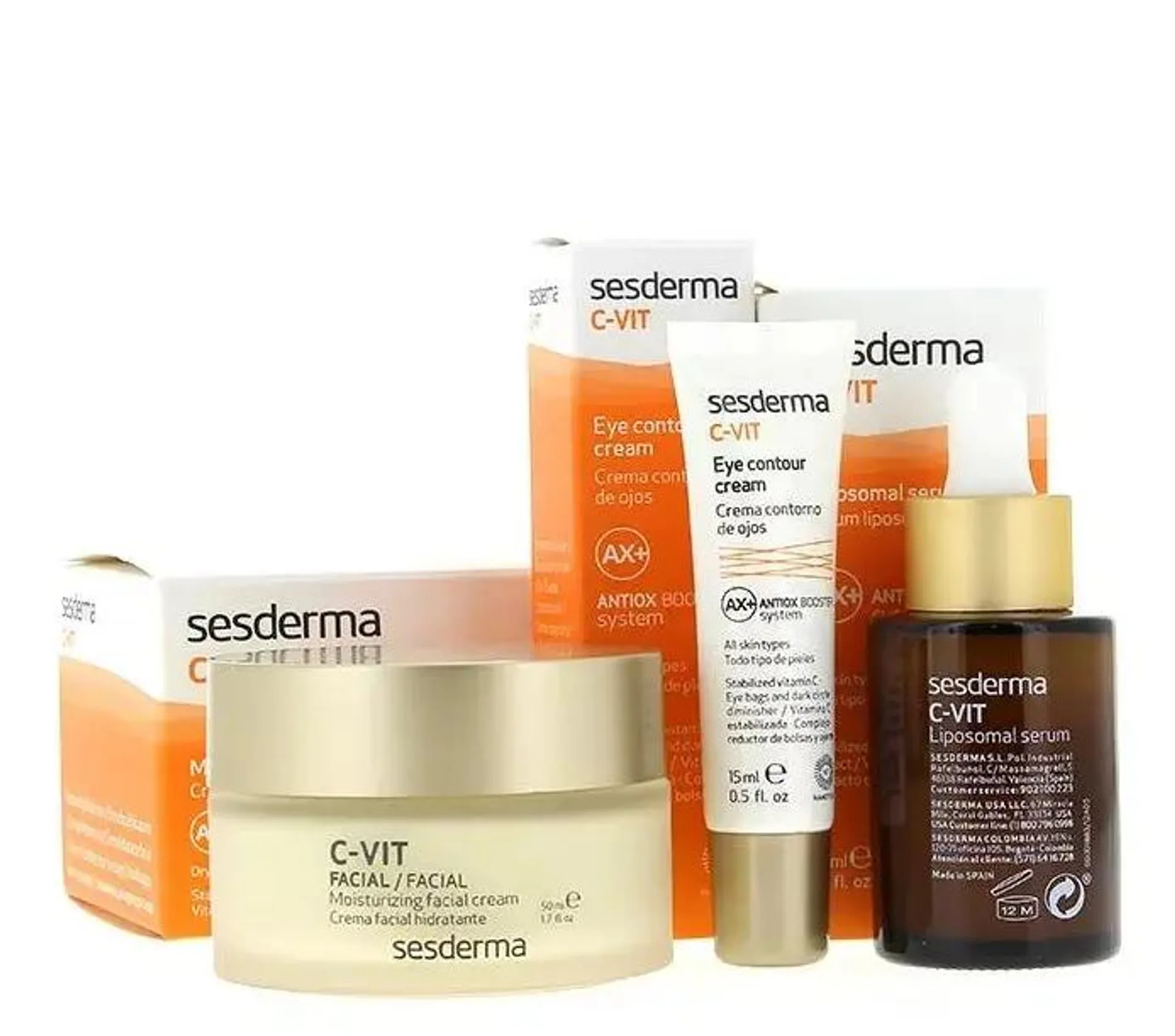 Sesderma C-Vit Tratamiento Completo Antiedad Crema+Contorno+Serum