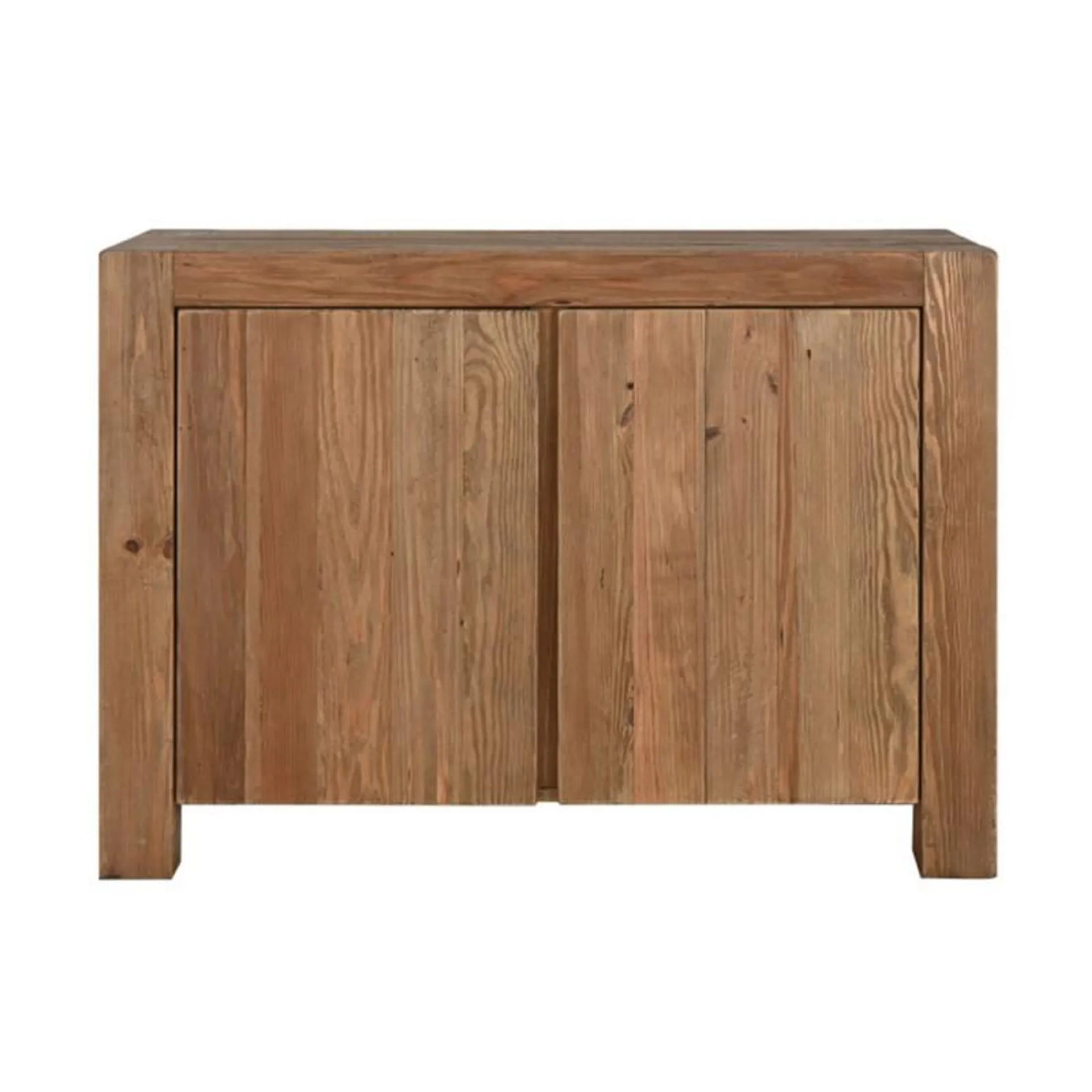 Recycled pine wood sideboard 118cm