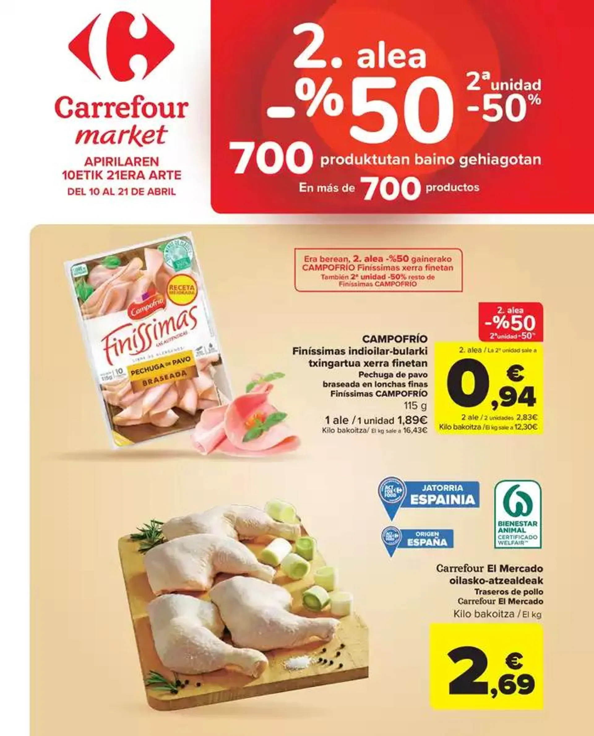 Catálogo de 2ªunidad -50% En más de 700 productos 10 de abril al 21 de abril 2025 - Página 1