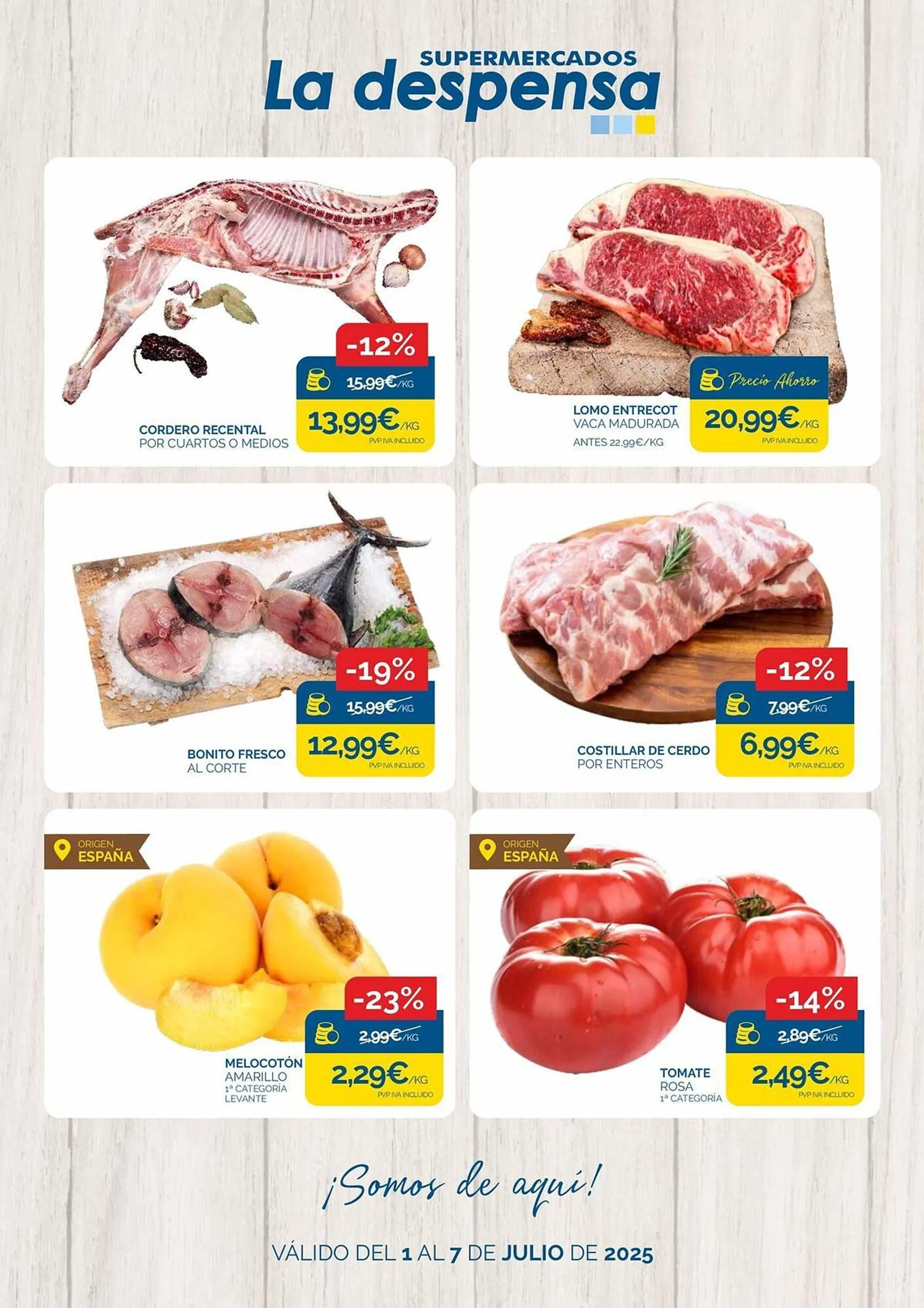 Catálogo de Folleto Supermercados La Despensa 1 de julio al 7 de julio 2025 - Página 1