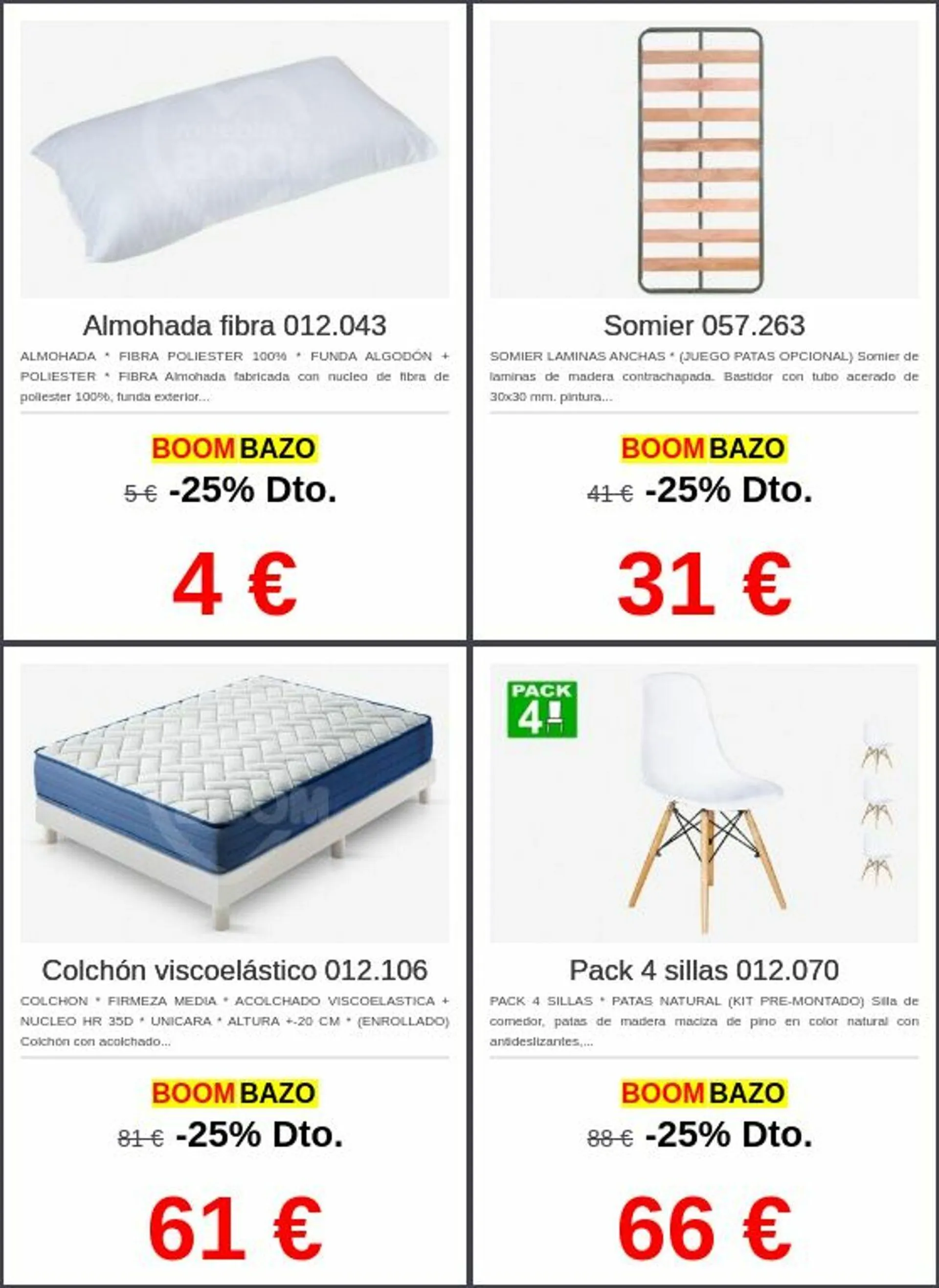 Muebles BOOM Oferta actual - 1