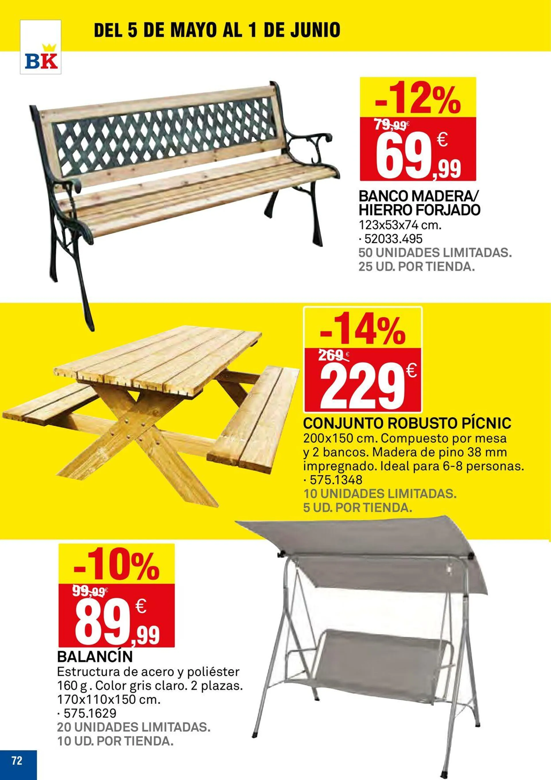 Catálogo de Bricoking Oferta actual 26 de mayo al 9 de junio 2025 - Página 72