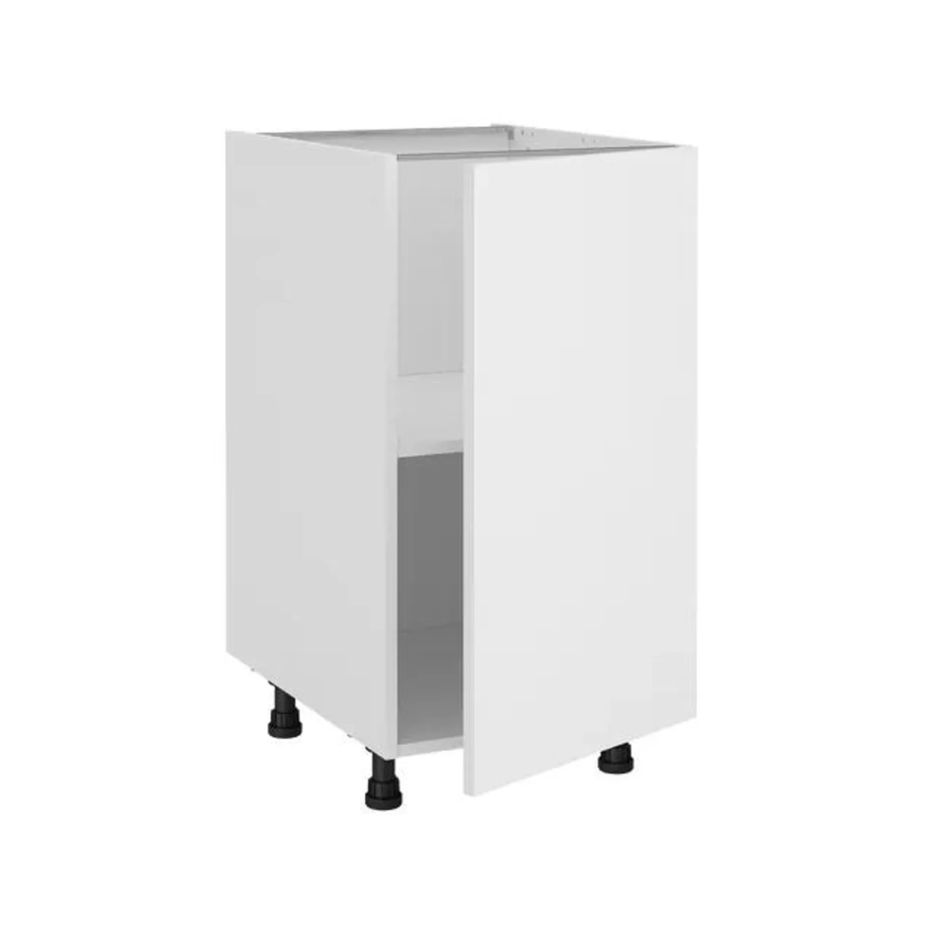 Mueble bajo de cocina Delinia ID Sofía blanco 76,8x45 cm 1 PTA