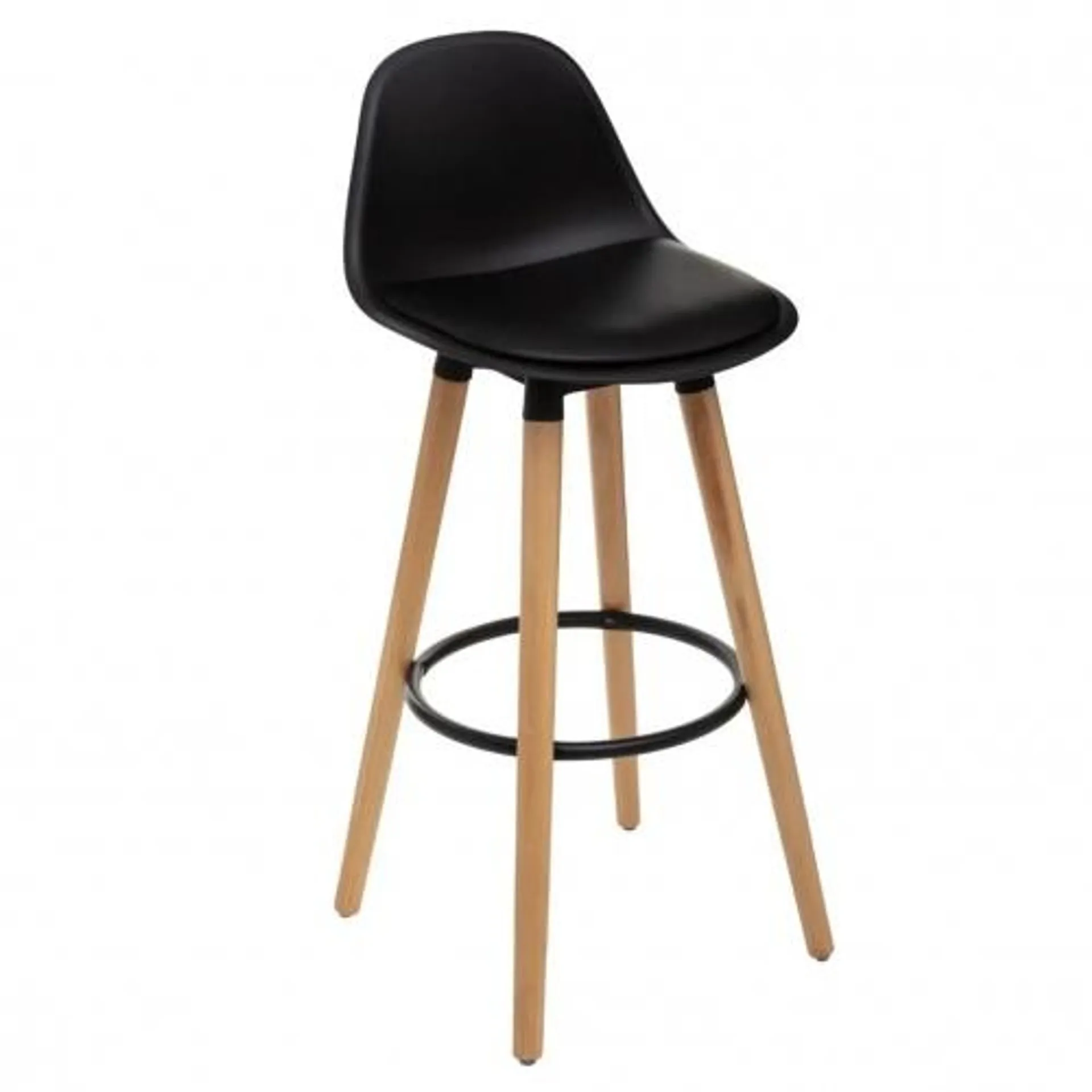 SILLA DE BAR MAXON NEGRO