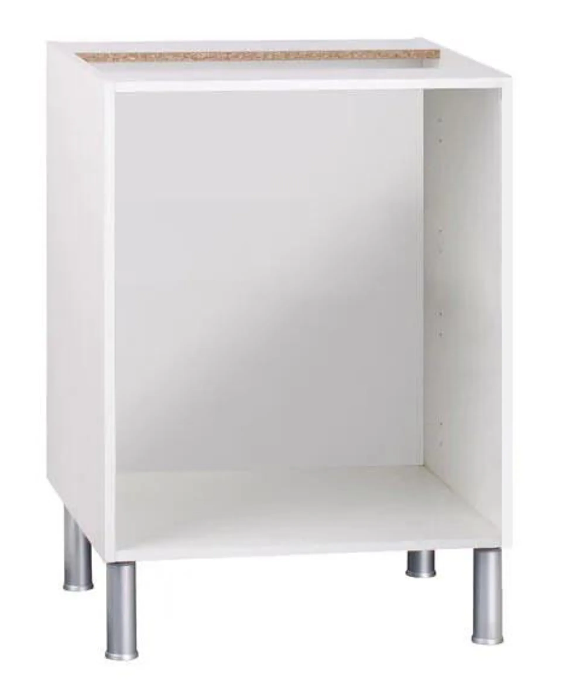 Mueble bajo para horno BASIC blanco fabricado en aglomerado 60 x 70 + 16 cm