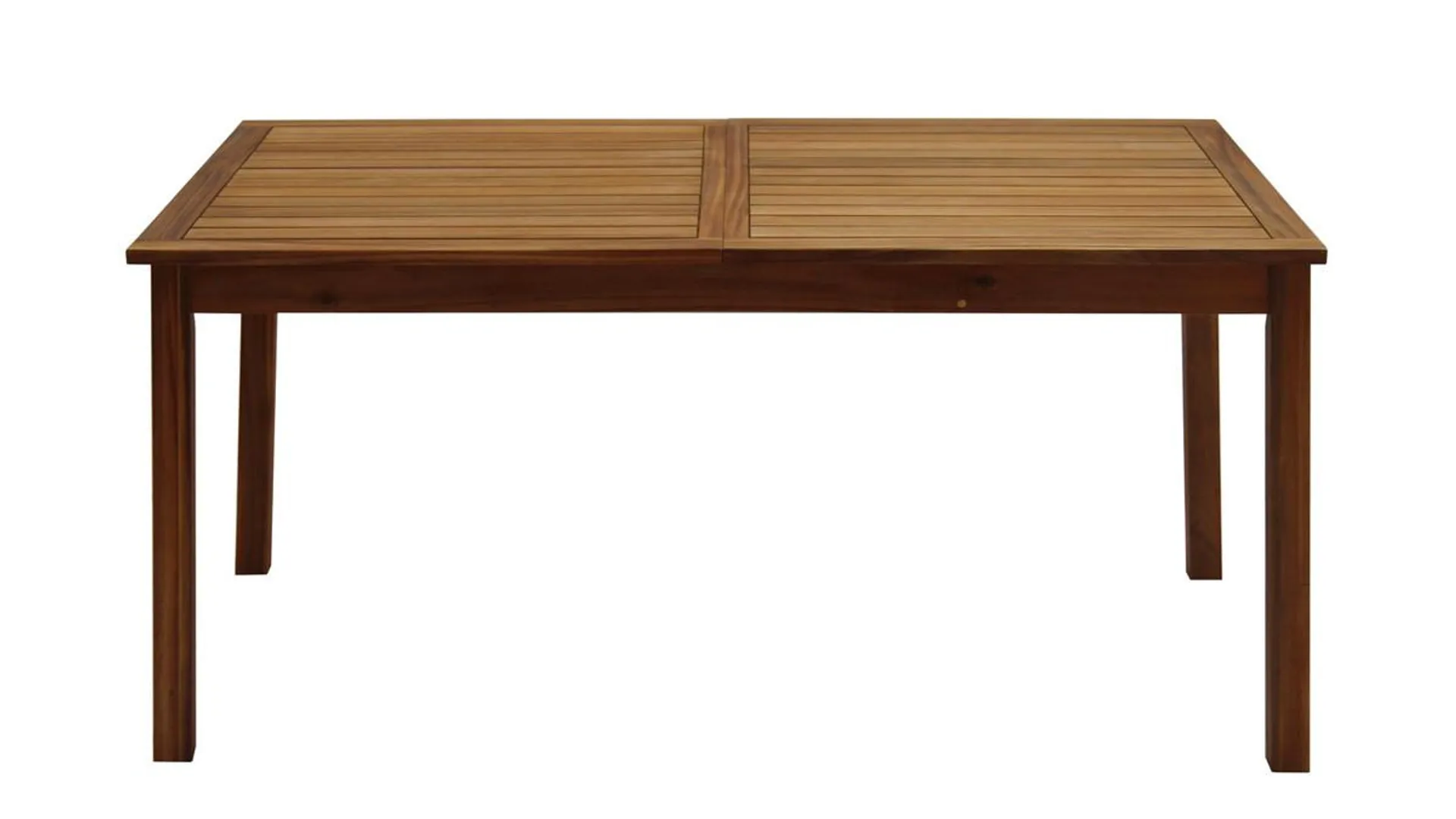 Mesa de jardín extensible de madera maciza 160-210 cm MAYEL