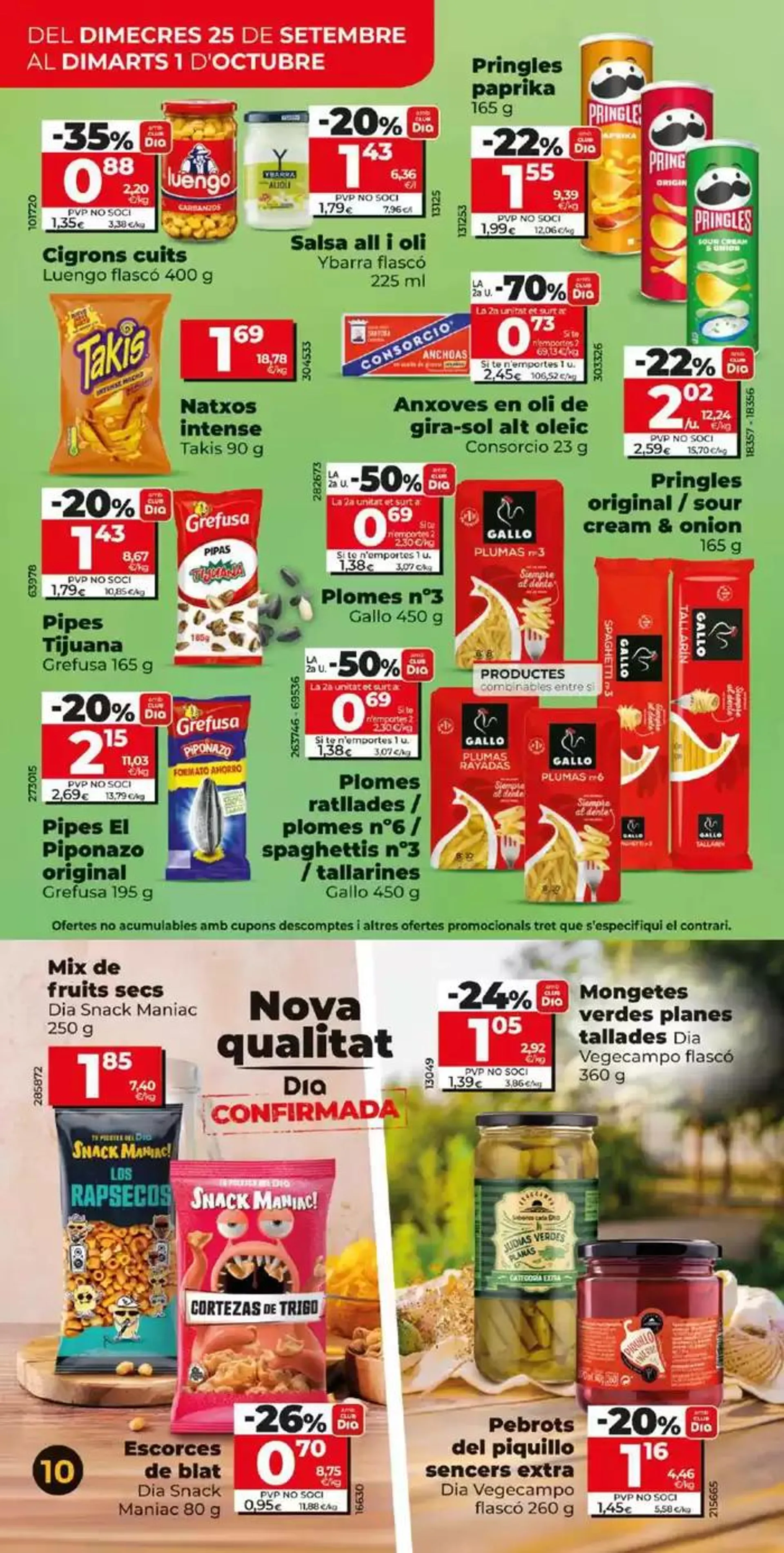 Catálogo de Nova qualitat Dia del 25/09 al 1/10 25 de septiembre al 1 de octubre 2024 - Página 10